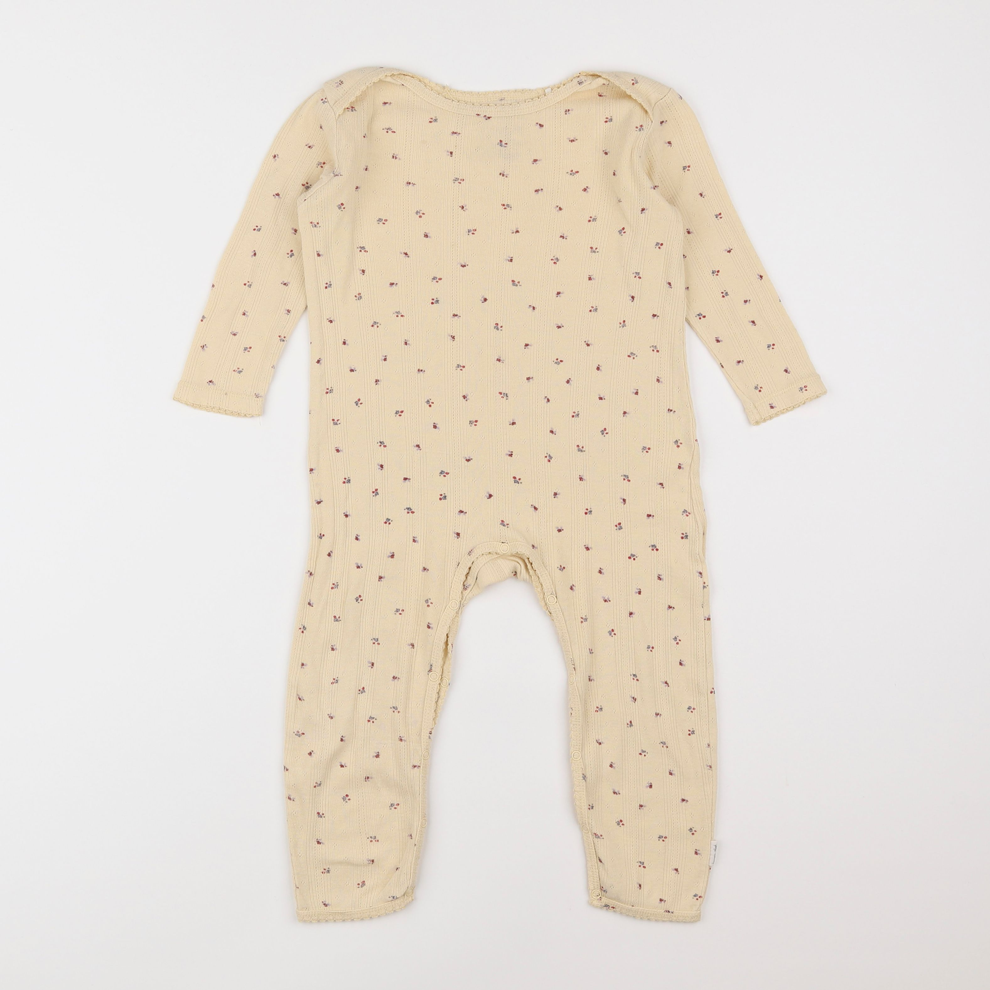 Konges slojd - pyjama coton beige - 12 mois