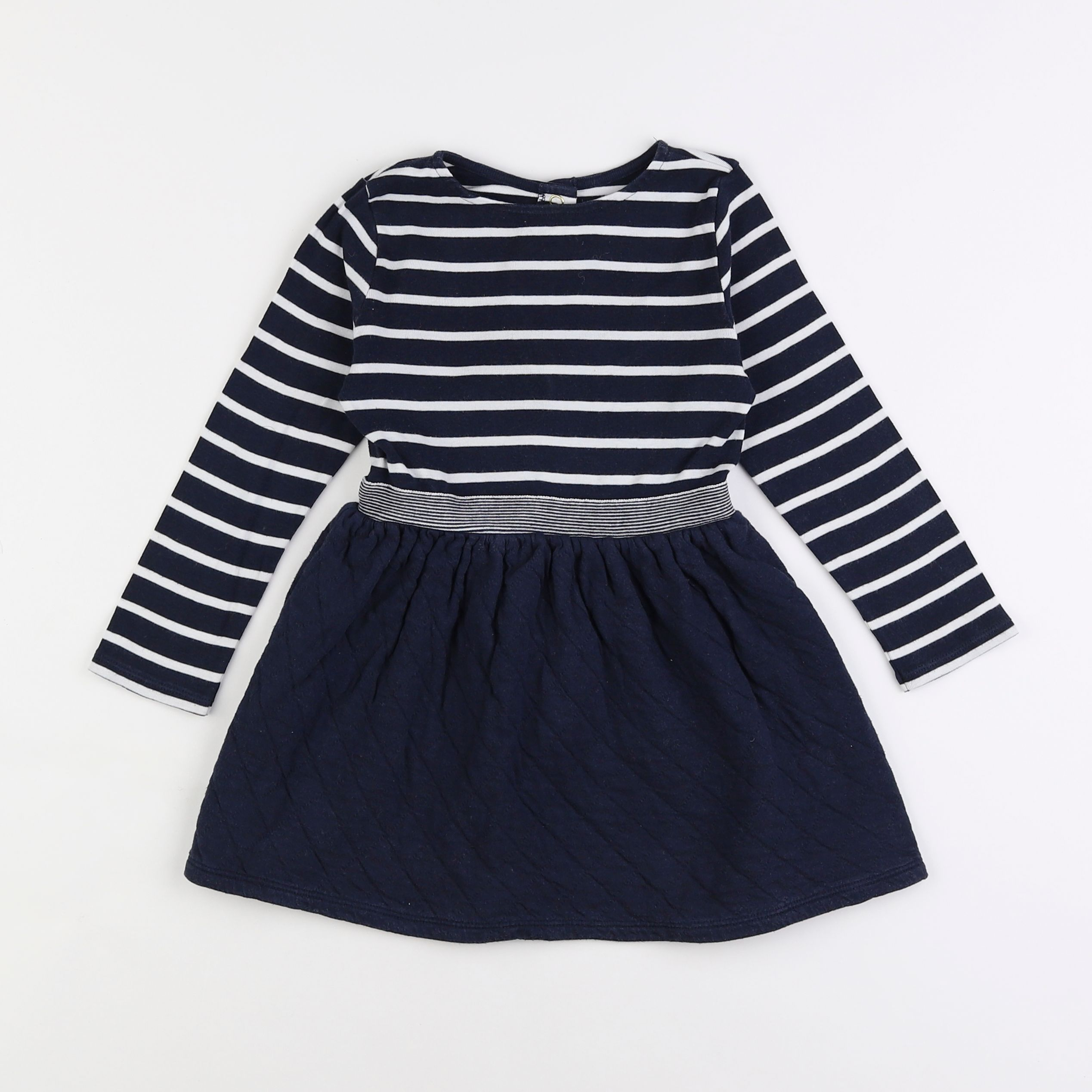 Petit Bateau - robe bleu - 4 ans