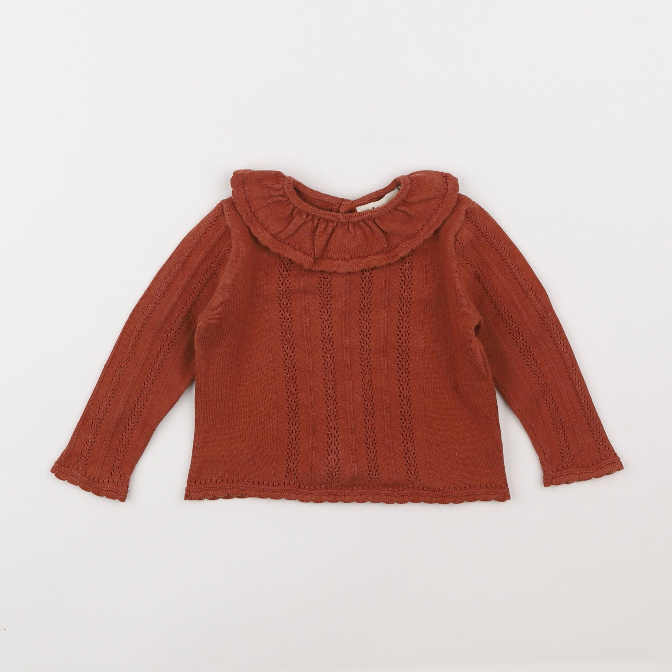 Détours par Laure de Sagazan - pull marron - 2 ans