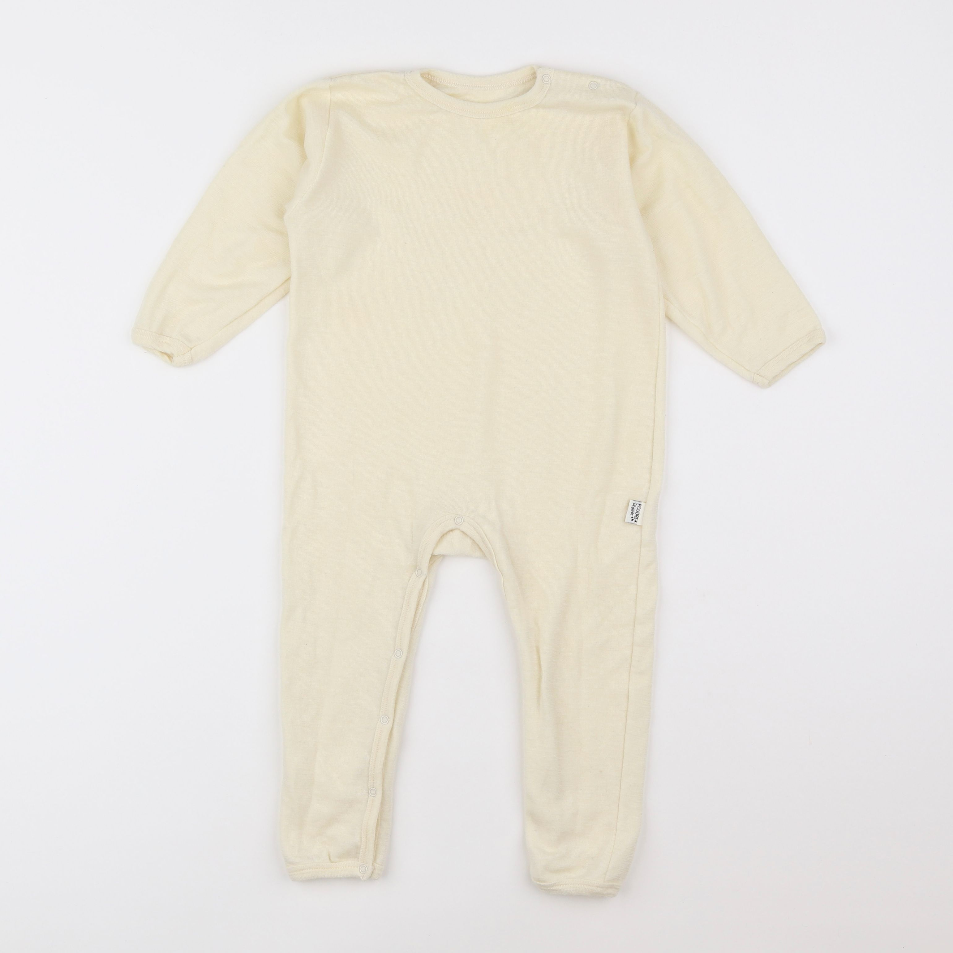 Poudre Organic - pyjama coton beige - 2 ans