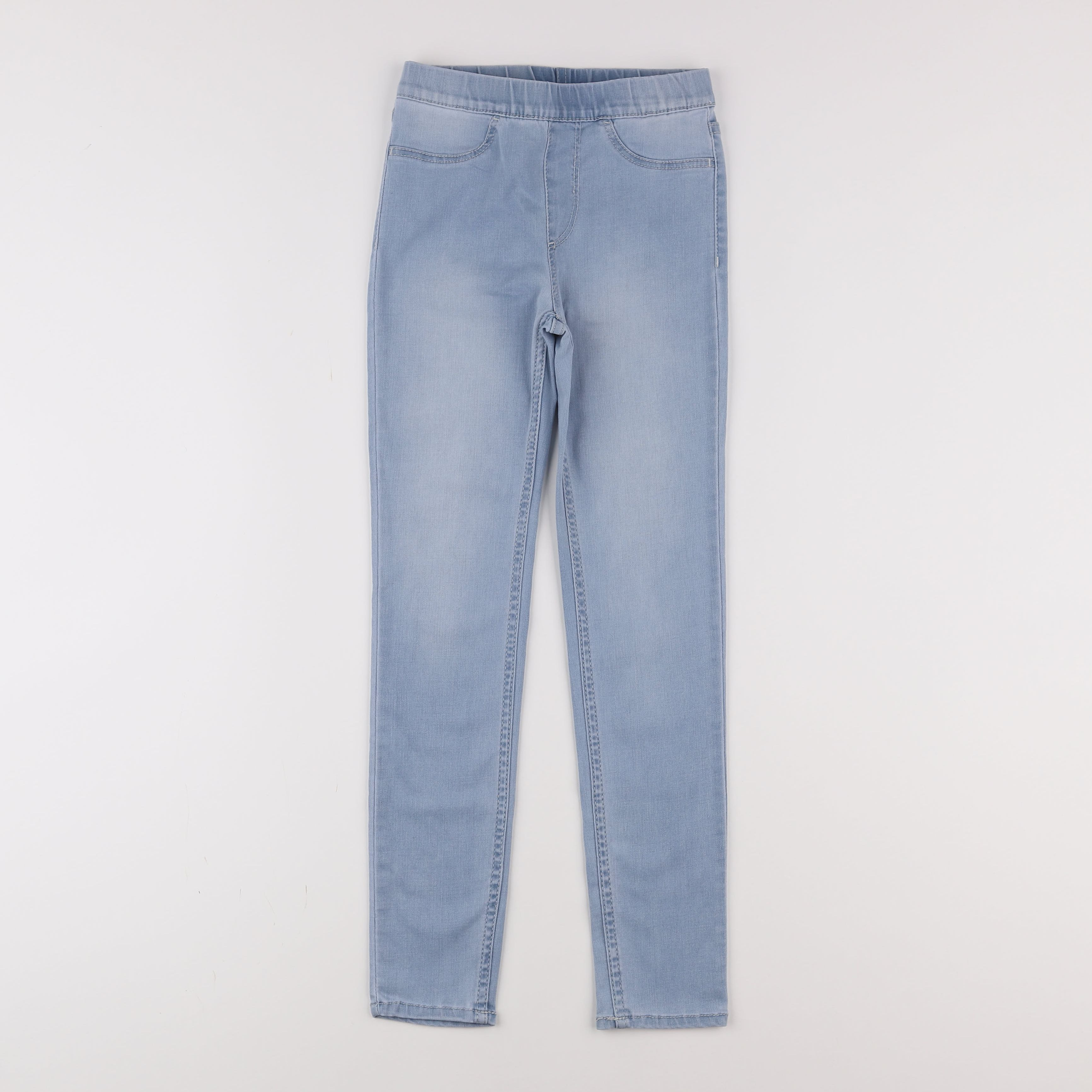 H&M - jegging bleu - 7/8 ans