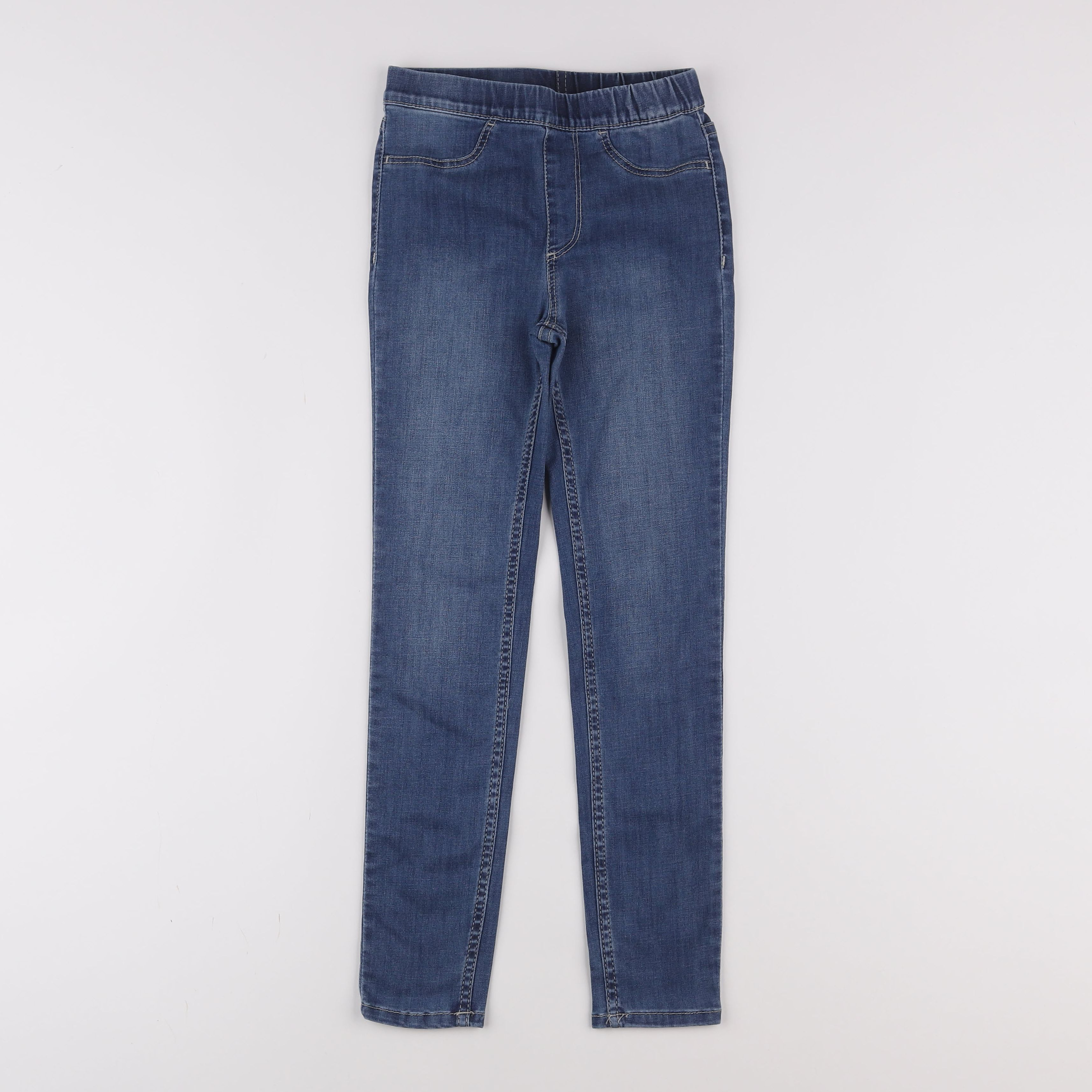 H&M - jegging bleu - 7/8 ans