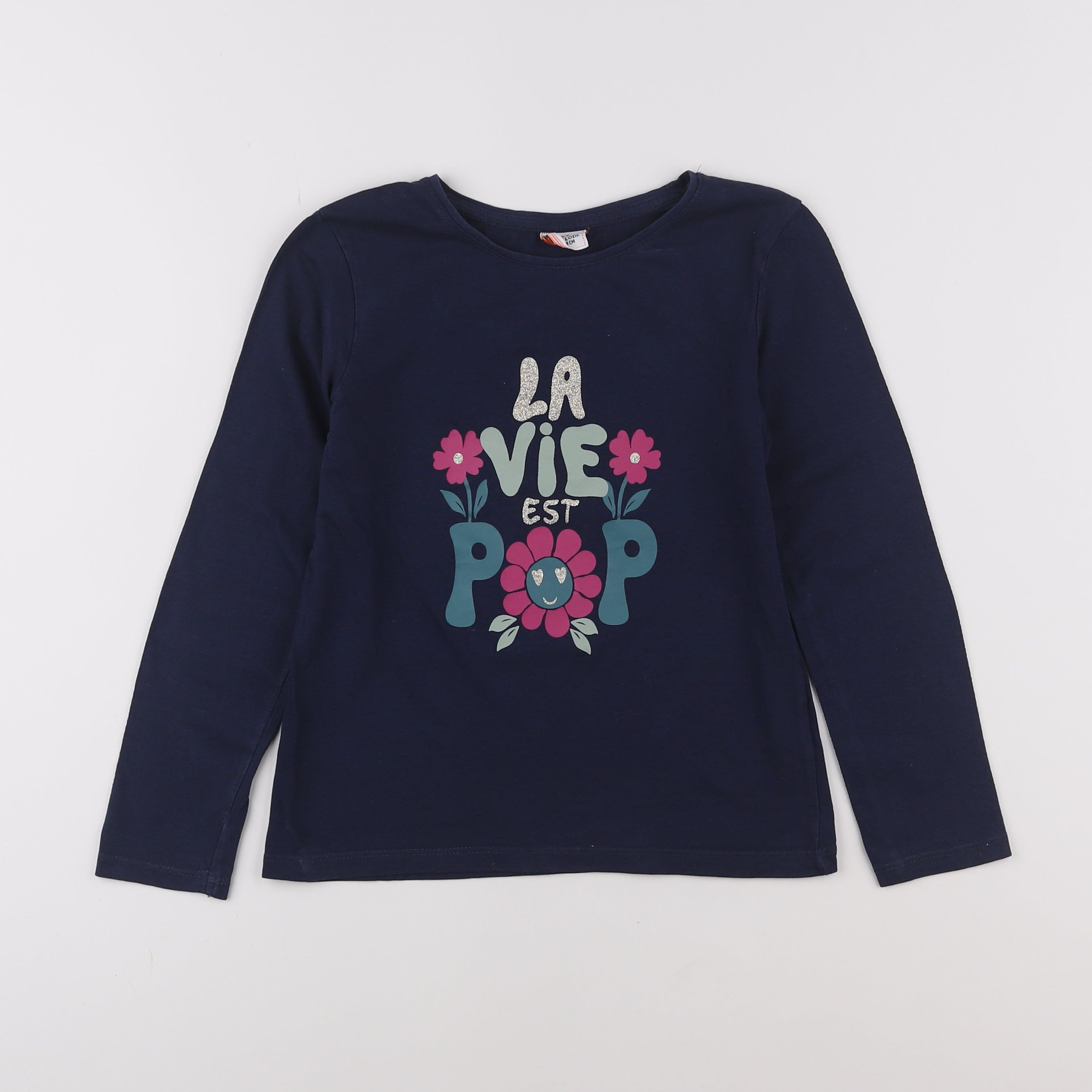 Tape à l'oeil - tee-shirt bleu - 8 ans