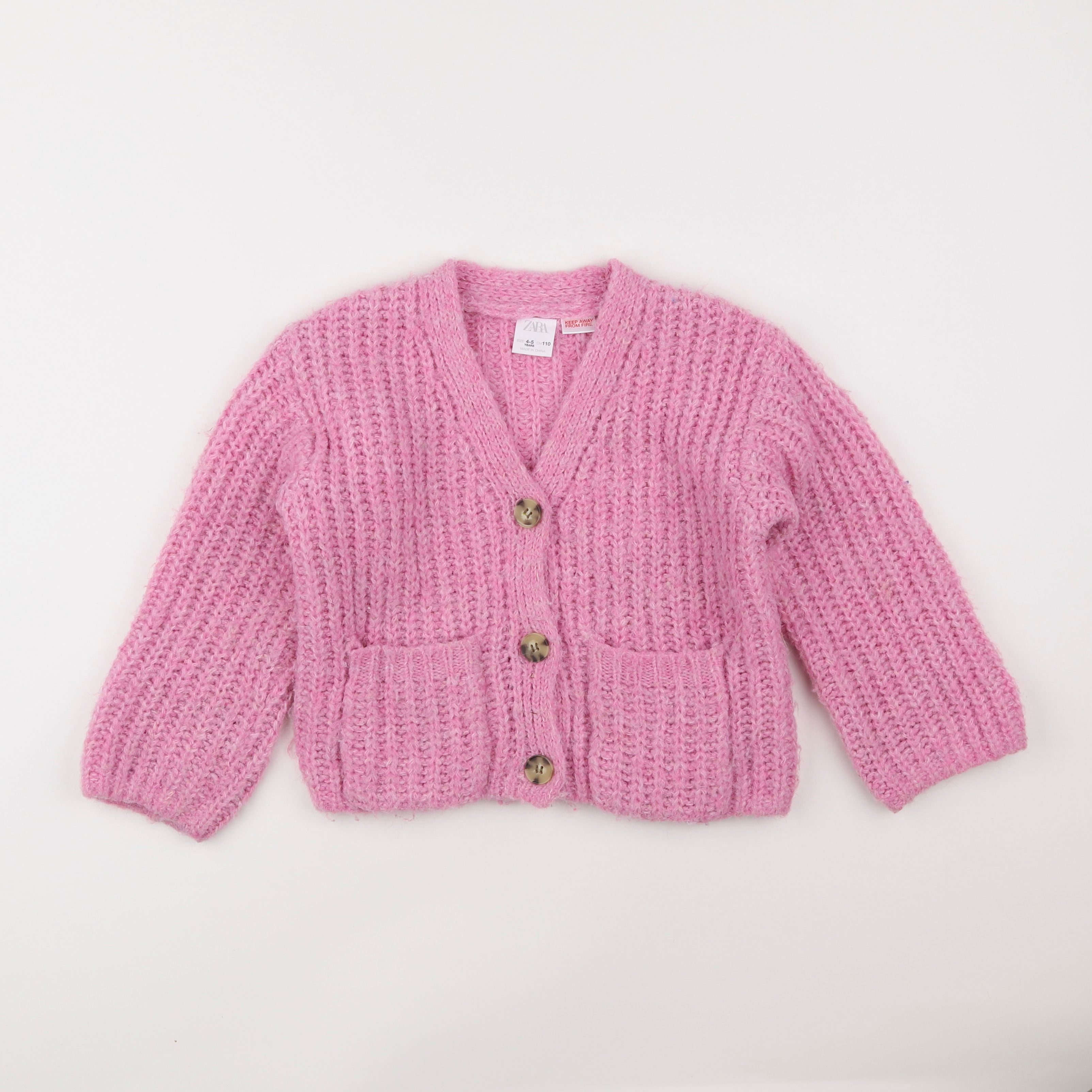 Zara - gilet rose - 4/5 ans