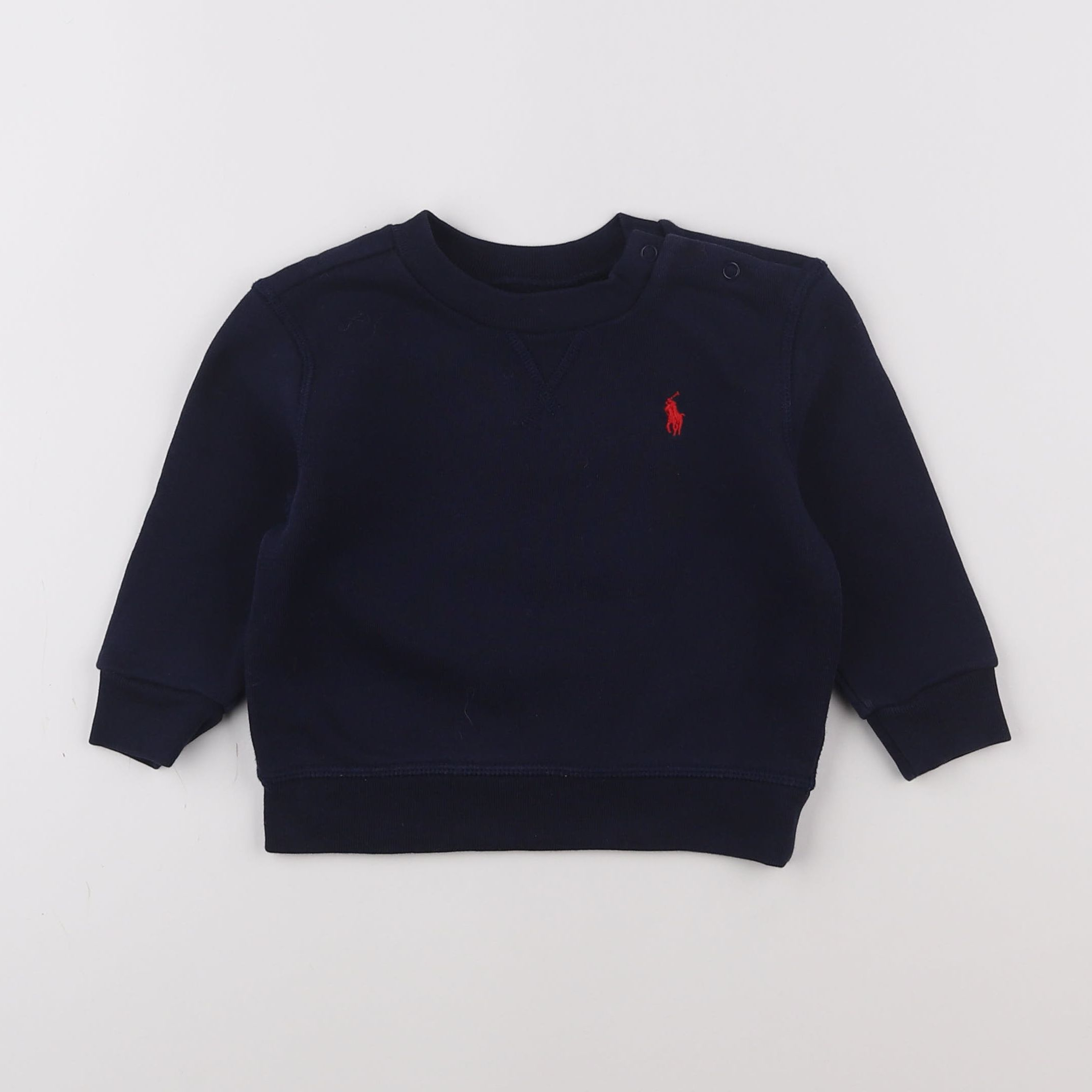 Ralph Lauren - sweat bleu - 12 mois