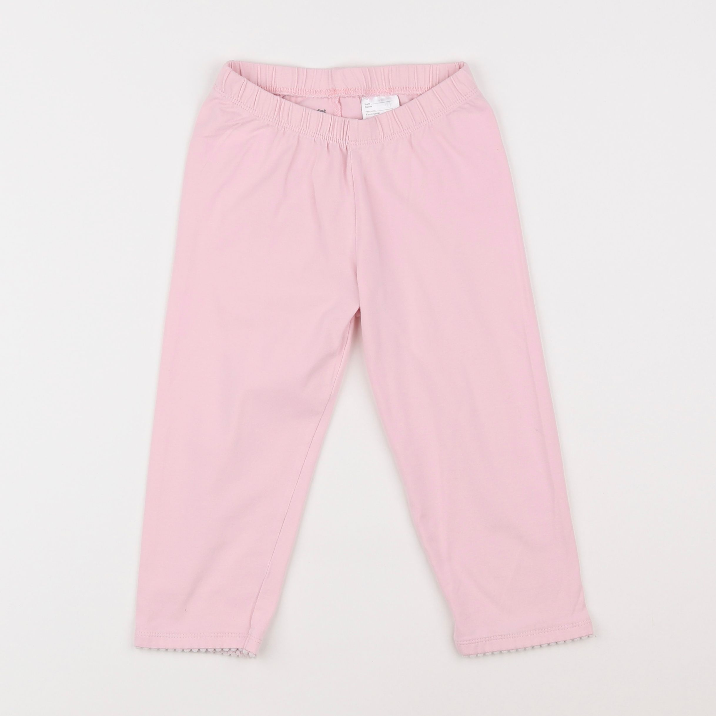 Vertbaudet - legging court rose - 10 ans