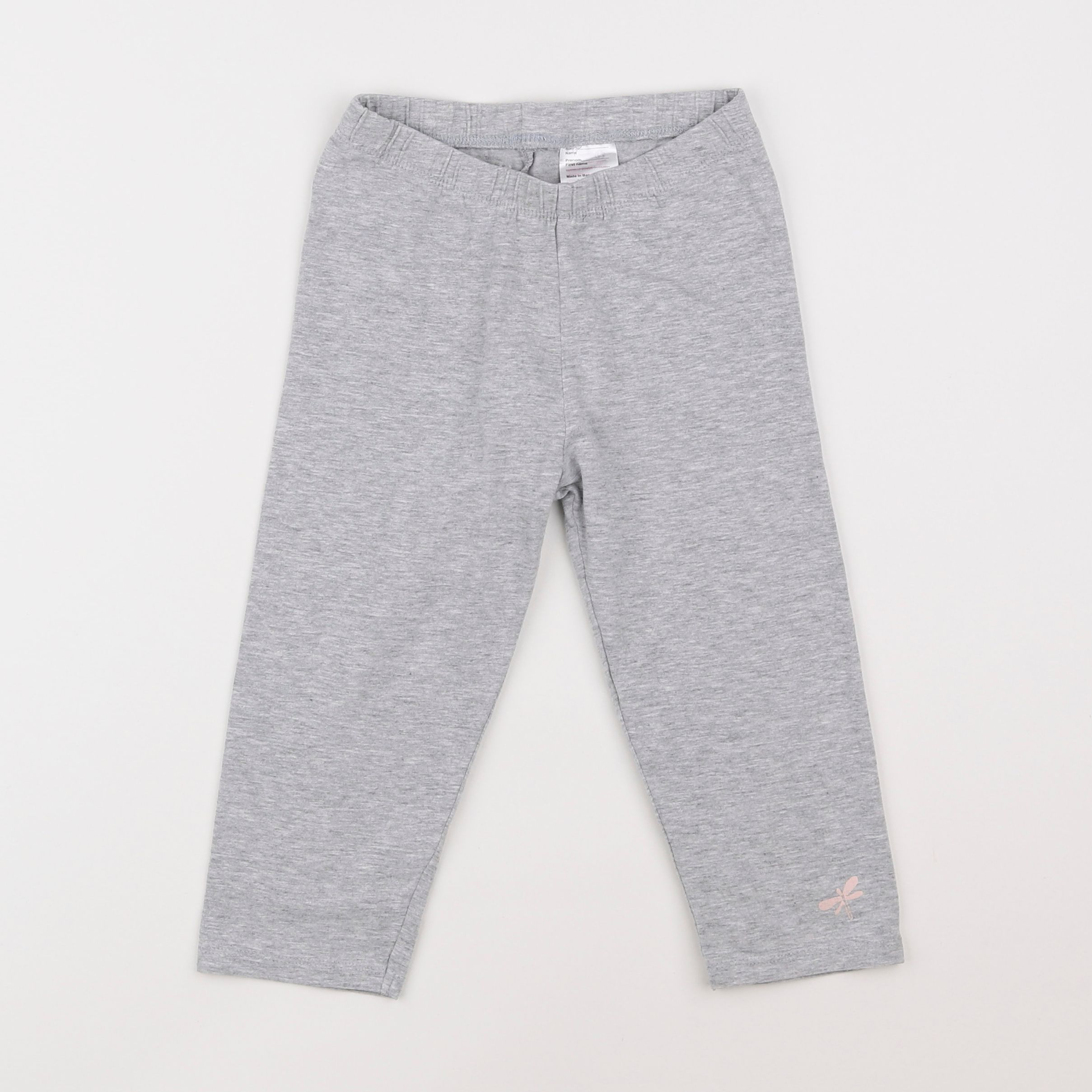 Vertbaudet - legging court gris - 10 ans