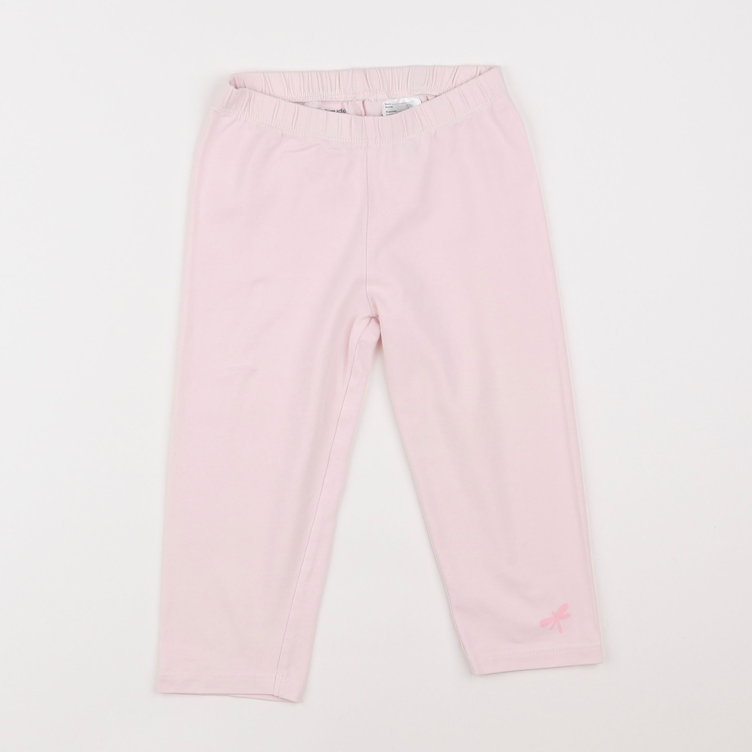 Vertbaudet - legging court rose - 10 ans