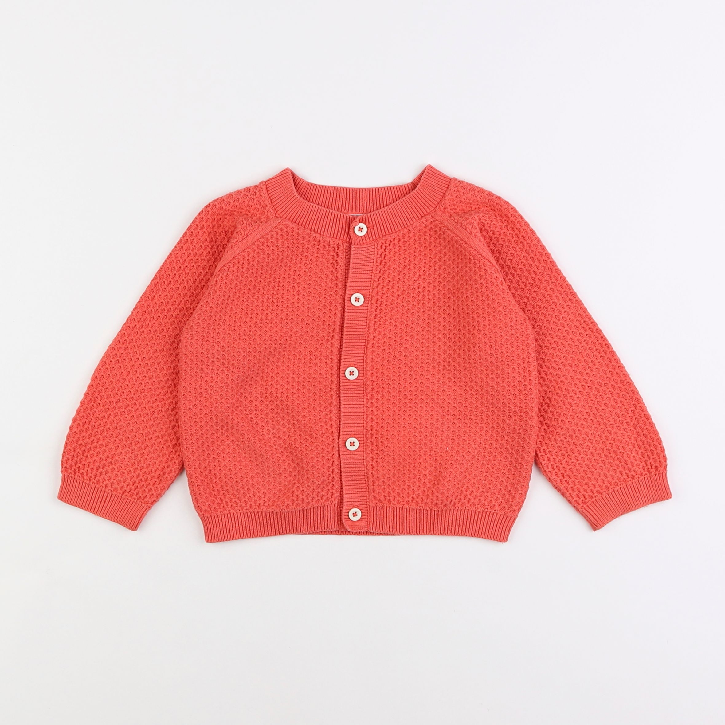 Petit Bateau - pull rose - 2 ans