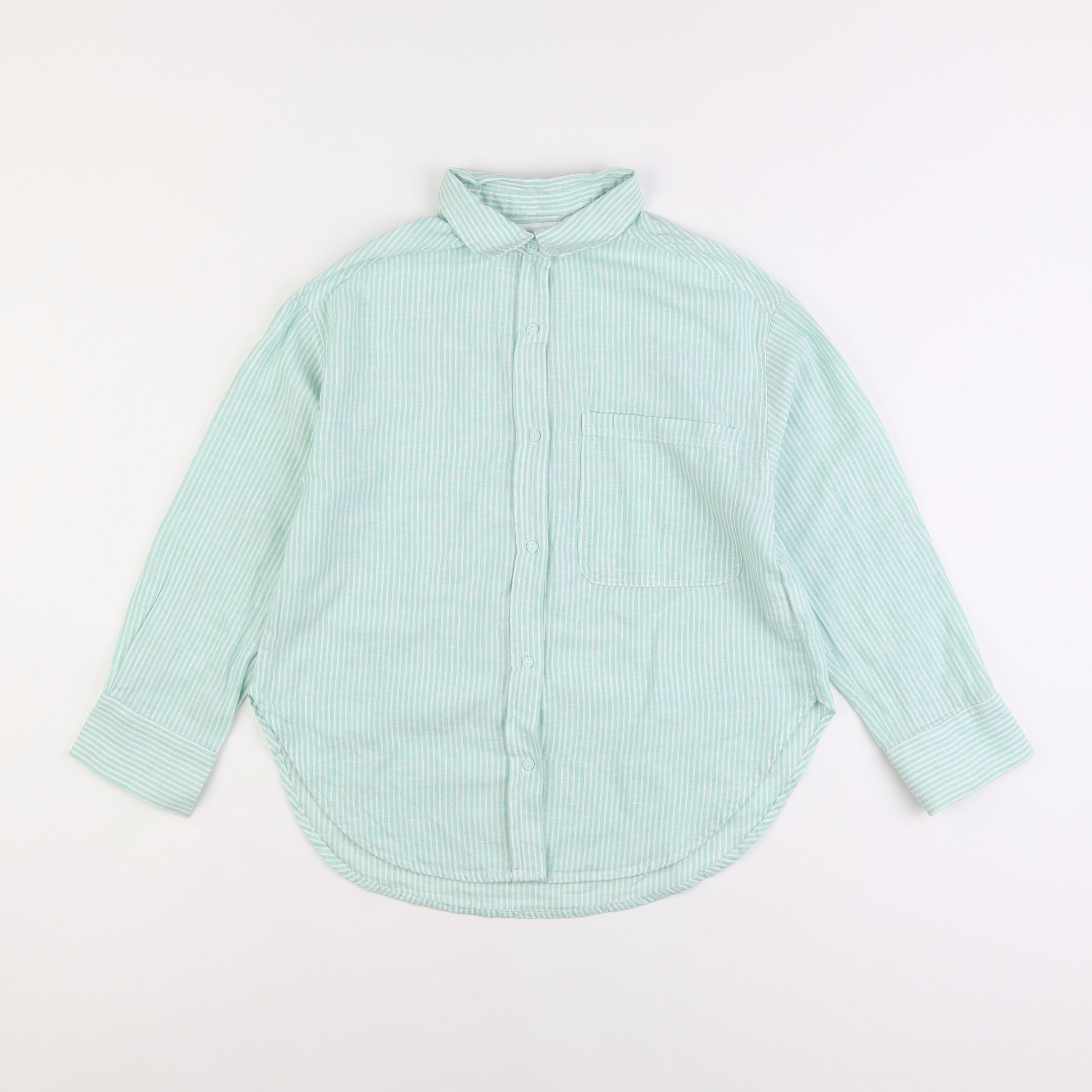 Zara - chemise vert - 8/9 ans