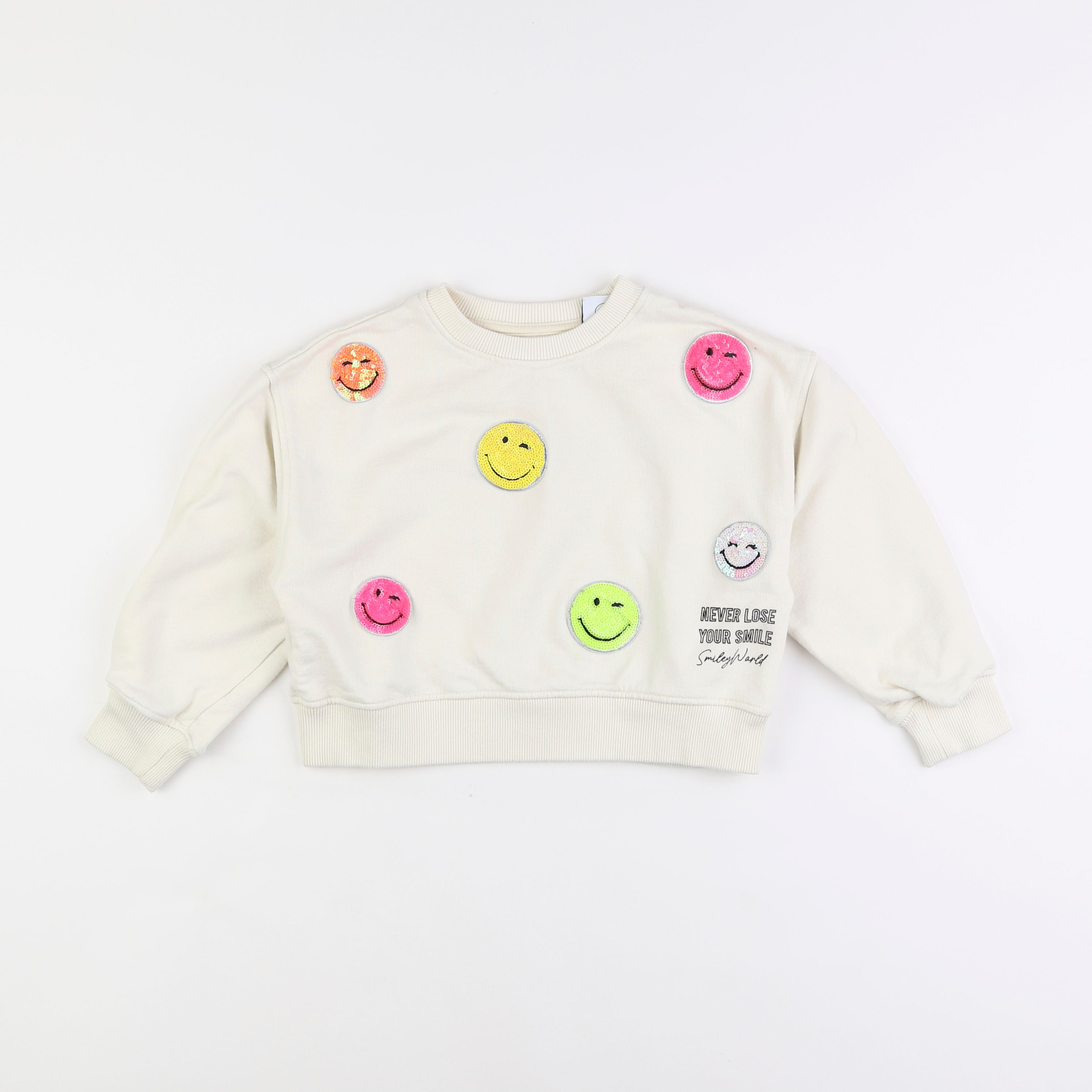 Zara - sweat multicolore - 6/7 ans