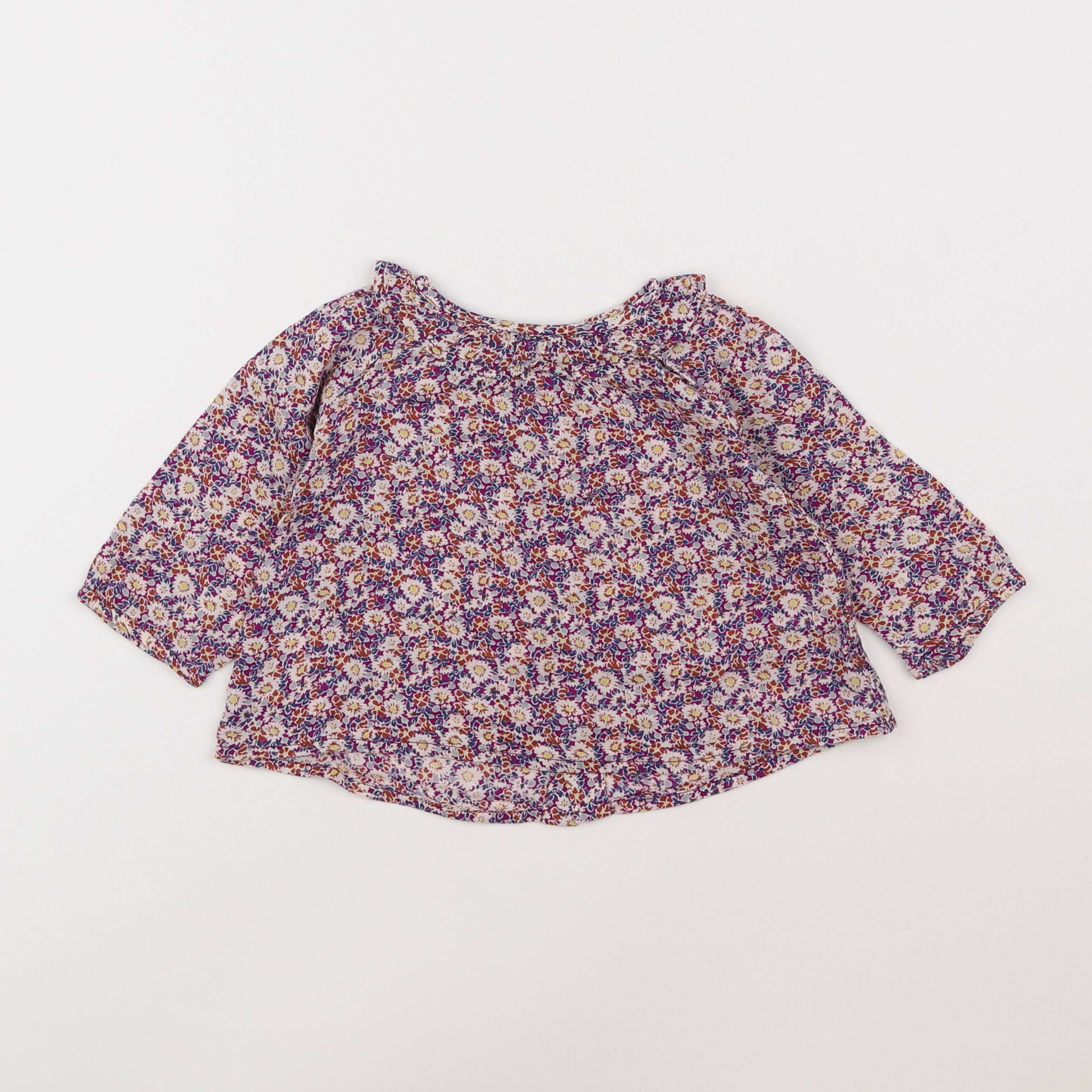 Boutchou - blouse multicolore - 6 mois