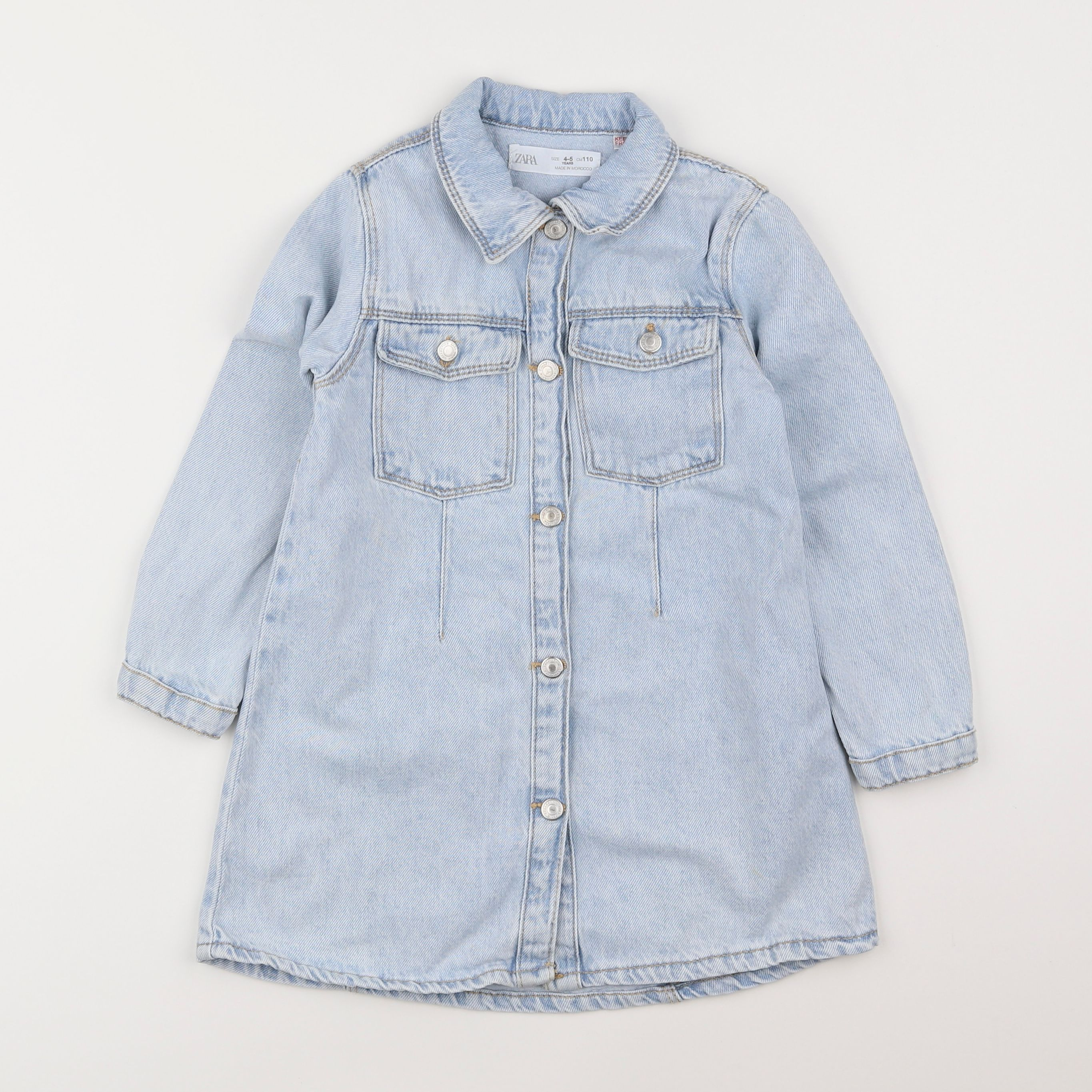 Zara - robe bleu - 4/5 ans