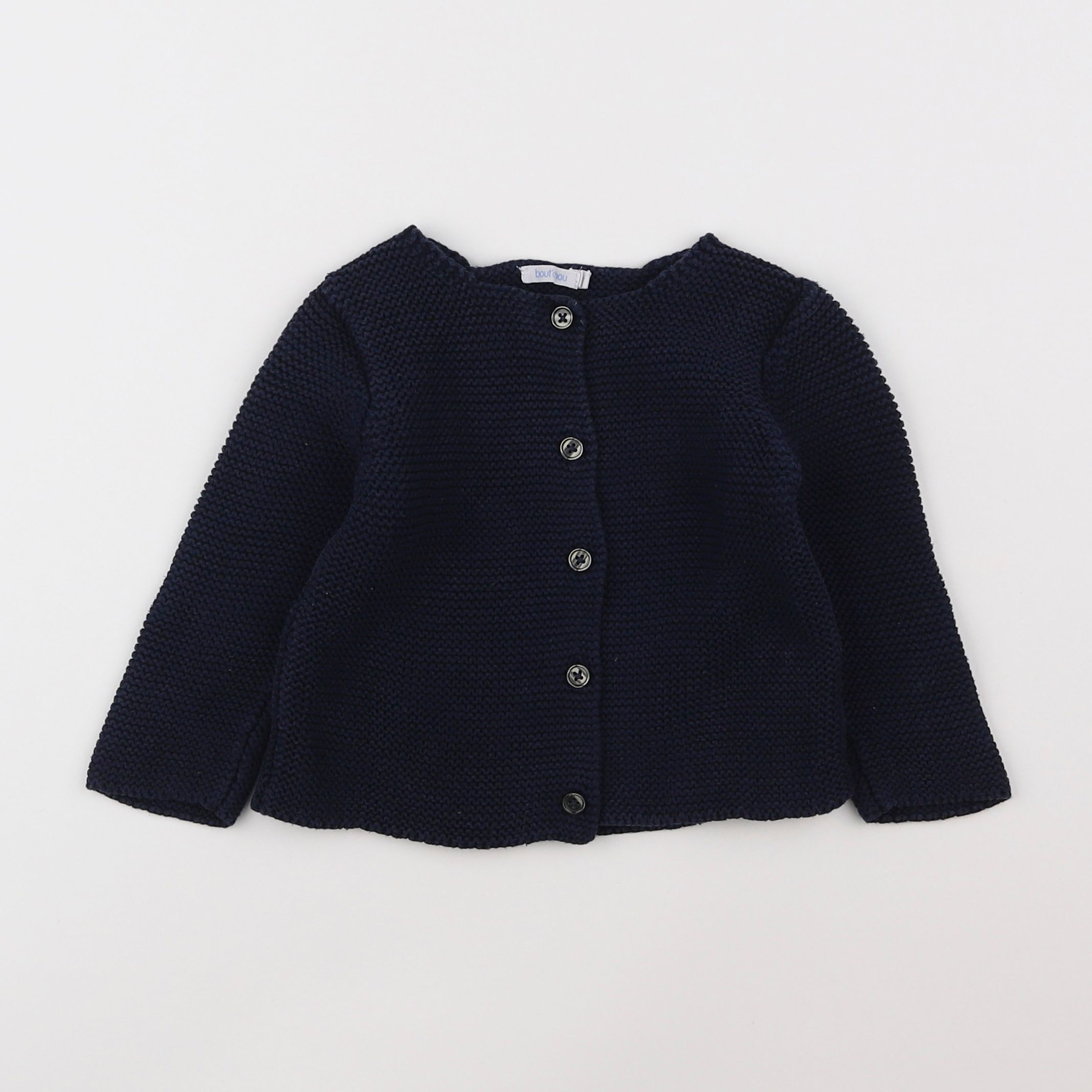 Boutchou - gilet bleu - 18 mois