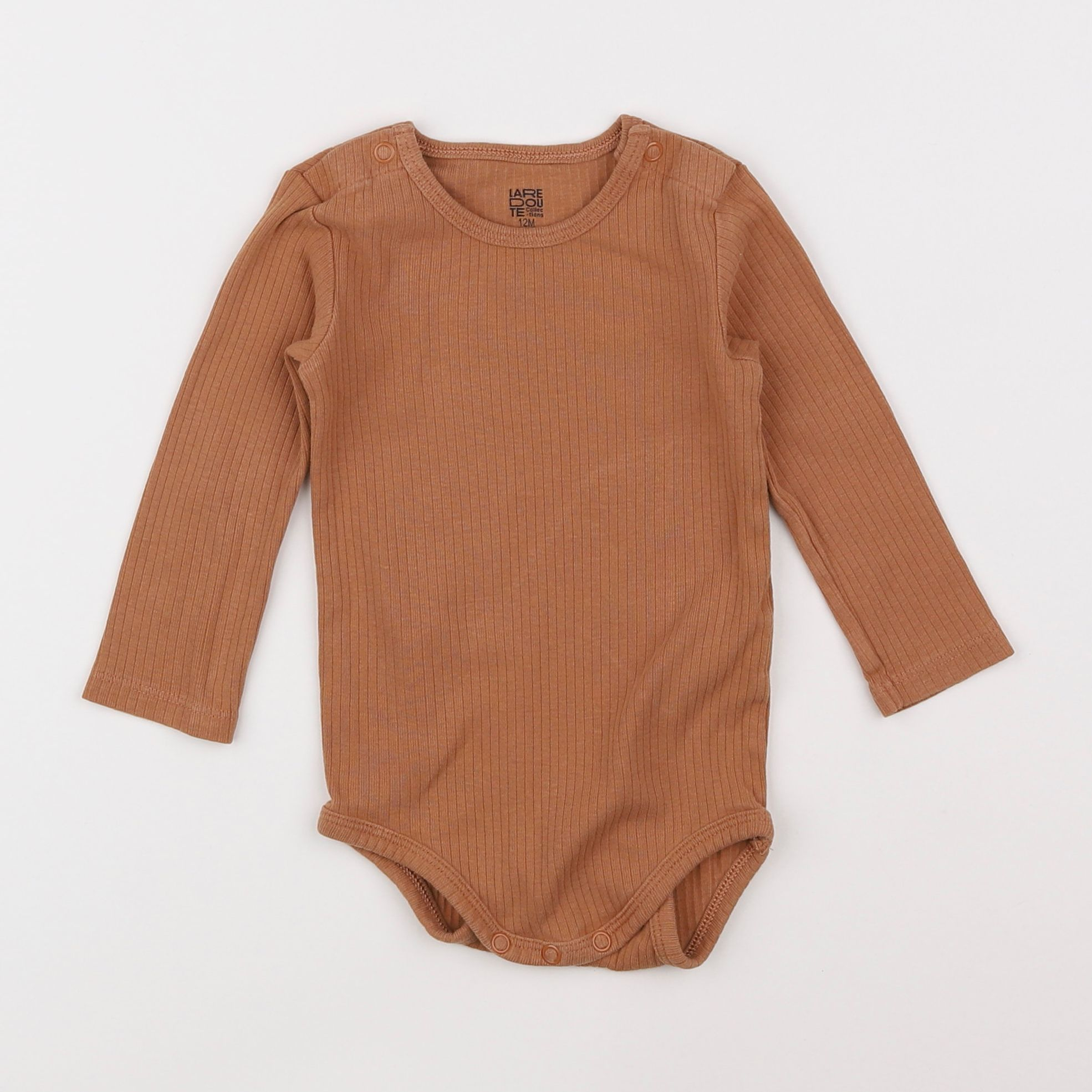 La Redoute - body marron - 12 mois