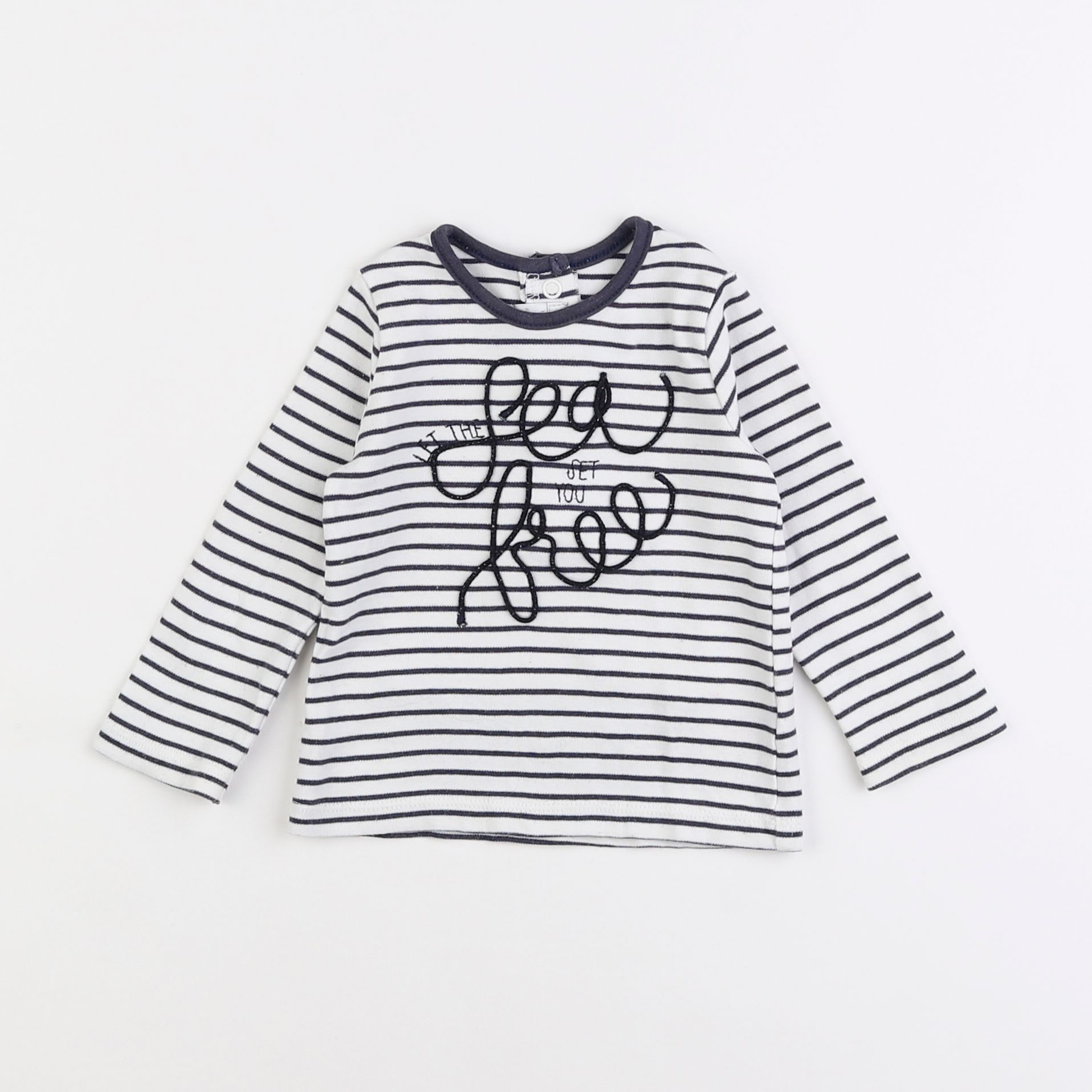 Mamas & papas - tee-shirt blanc - 9/12 mois