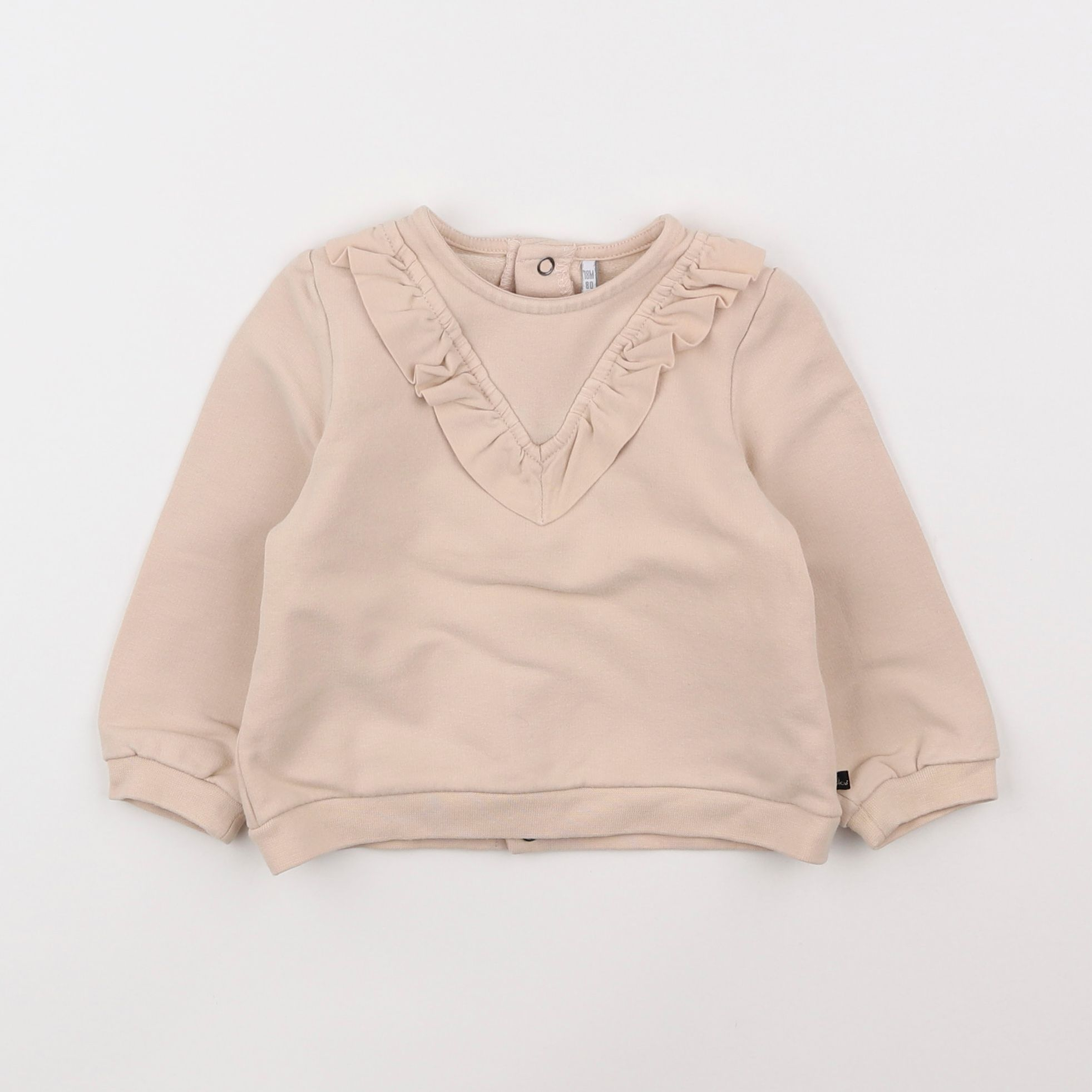 IKKS - sweat beige - 18 mois