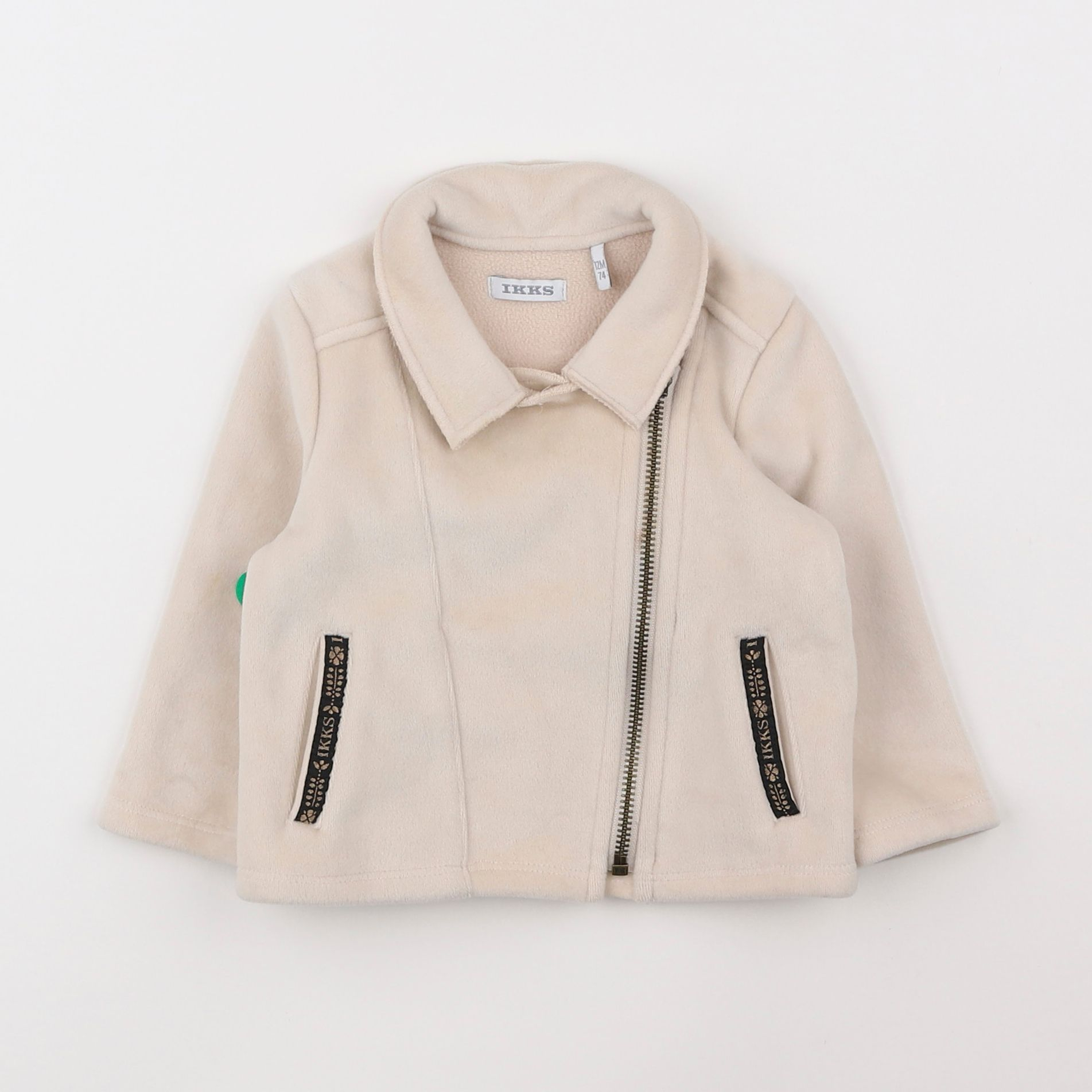 IKKS - veste beige - 12 mois