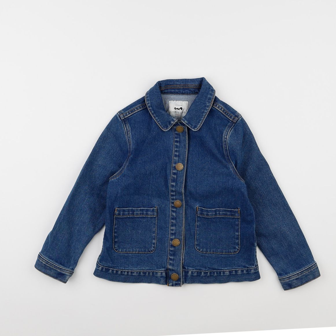 Cyrillus - veste bleu - 6 ans