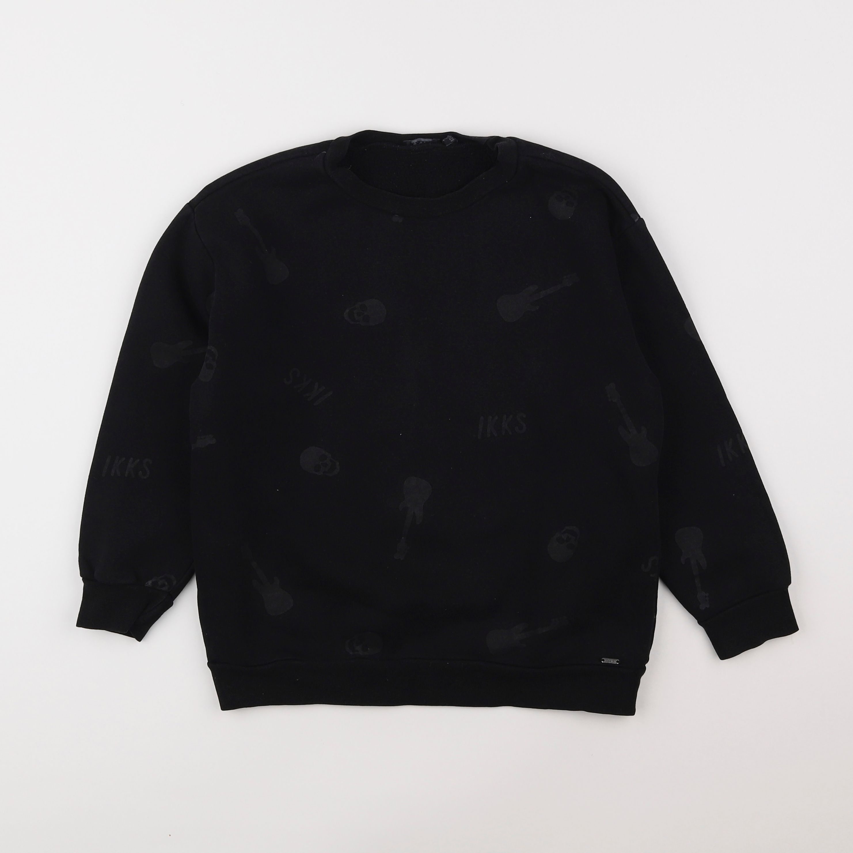 IKKS - sweat noir - 8 ans