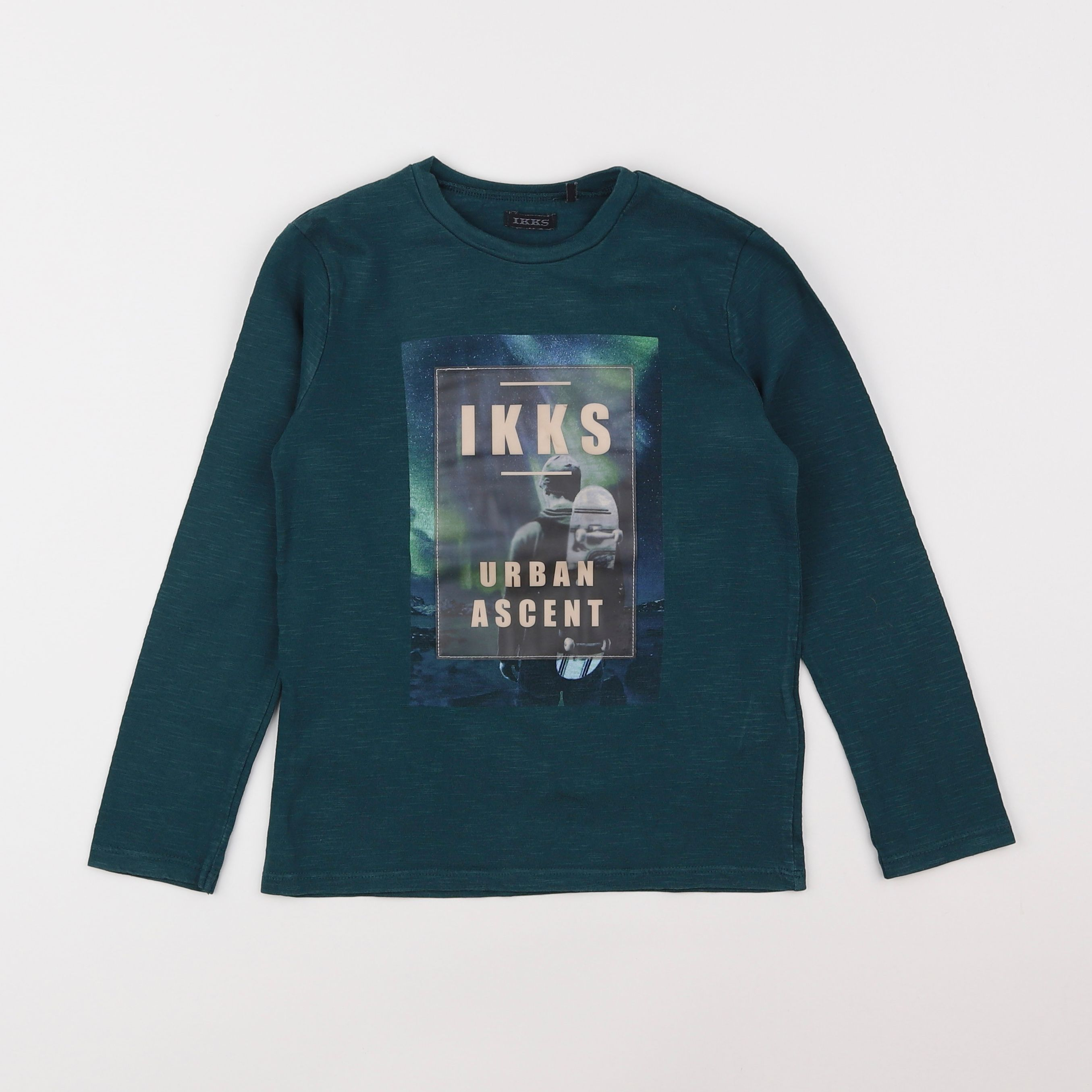 IKKS - tee-shirt bleu - 8 ans