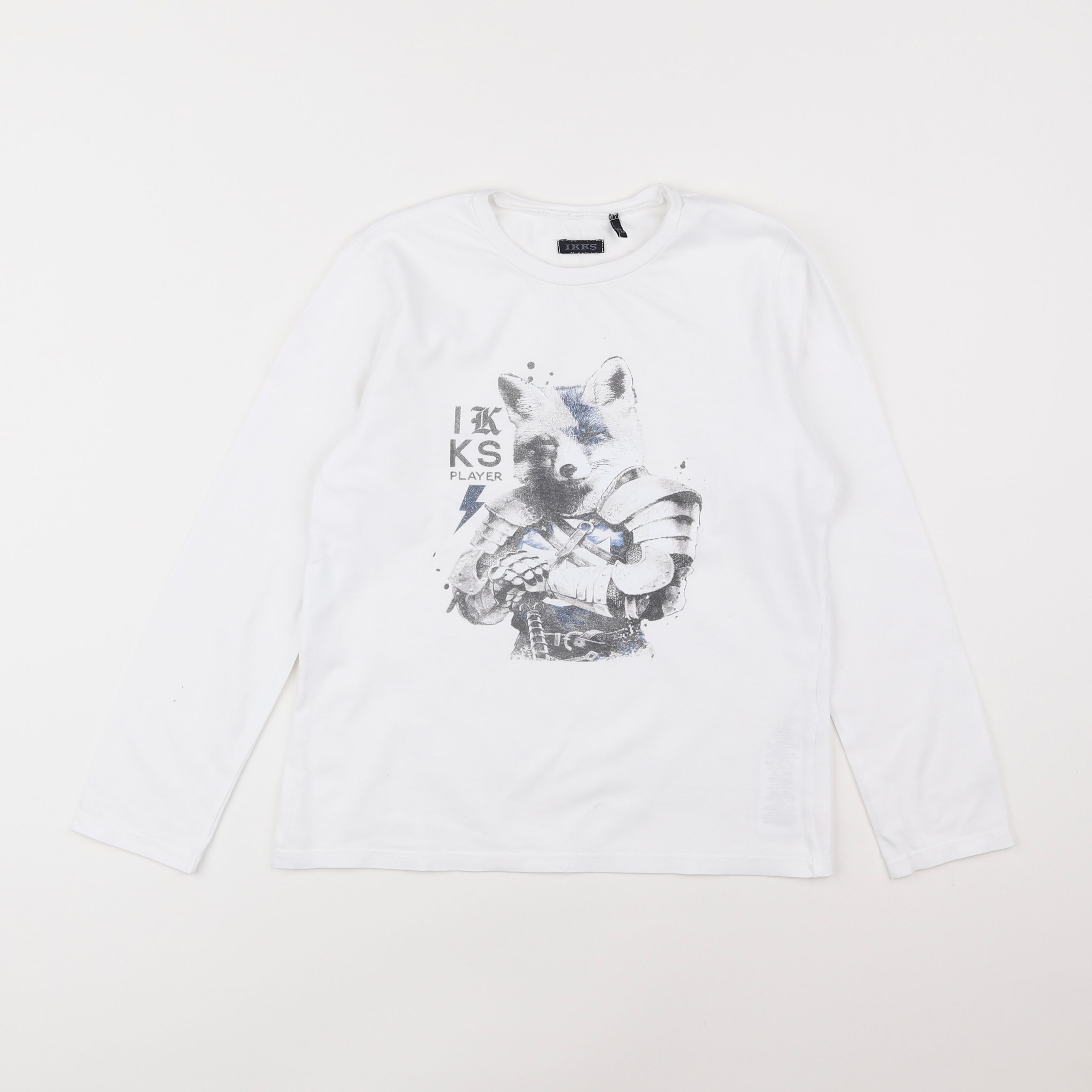 IKKS - tee-shirt blanc - 8 ans