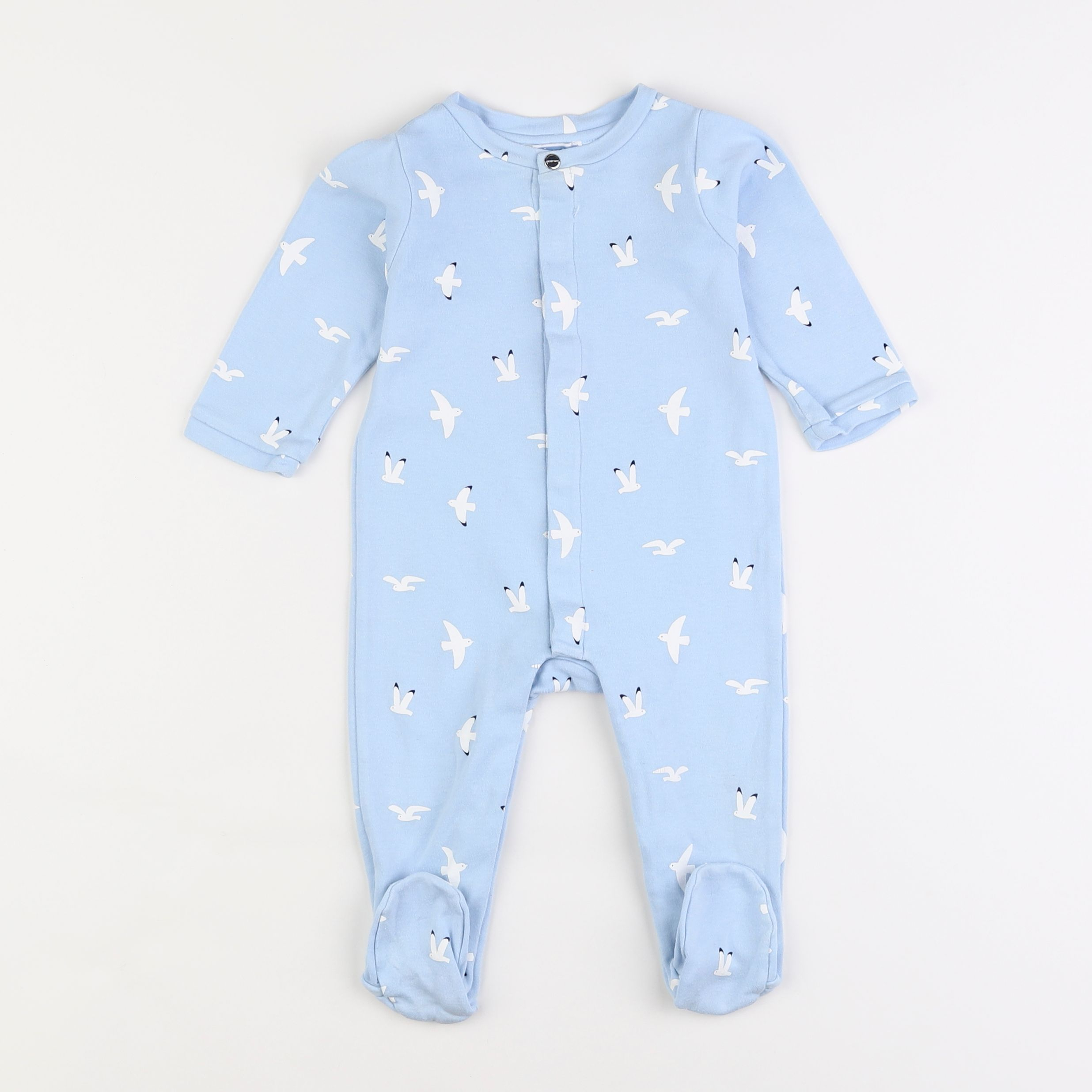 Jacadi - pyjama coton bleu - 12 mois