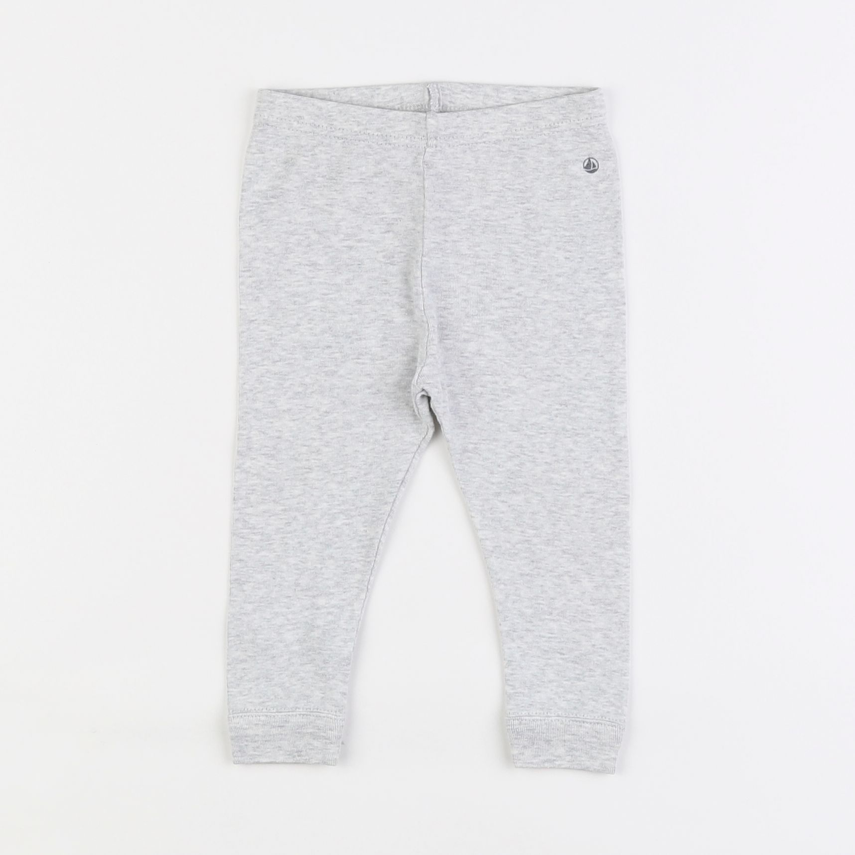 Petit Bateau - legging gris - 12 mois