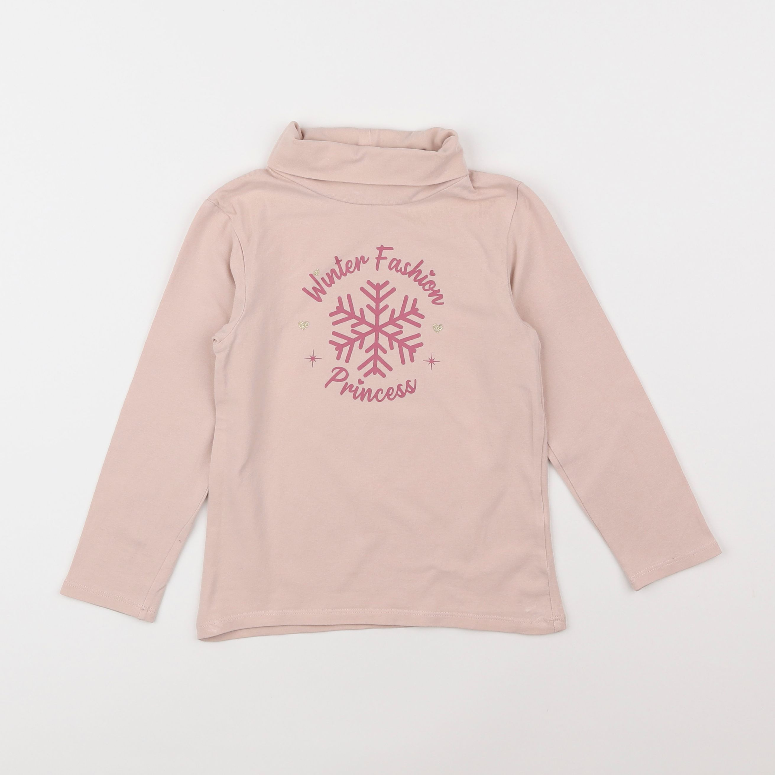 Vertbaudet - sous-pull rose - 6 ans