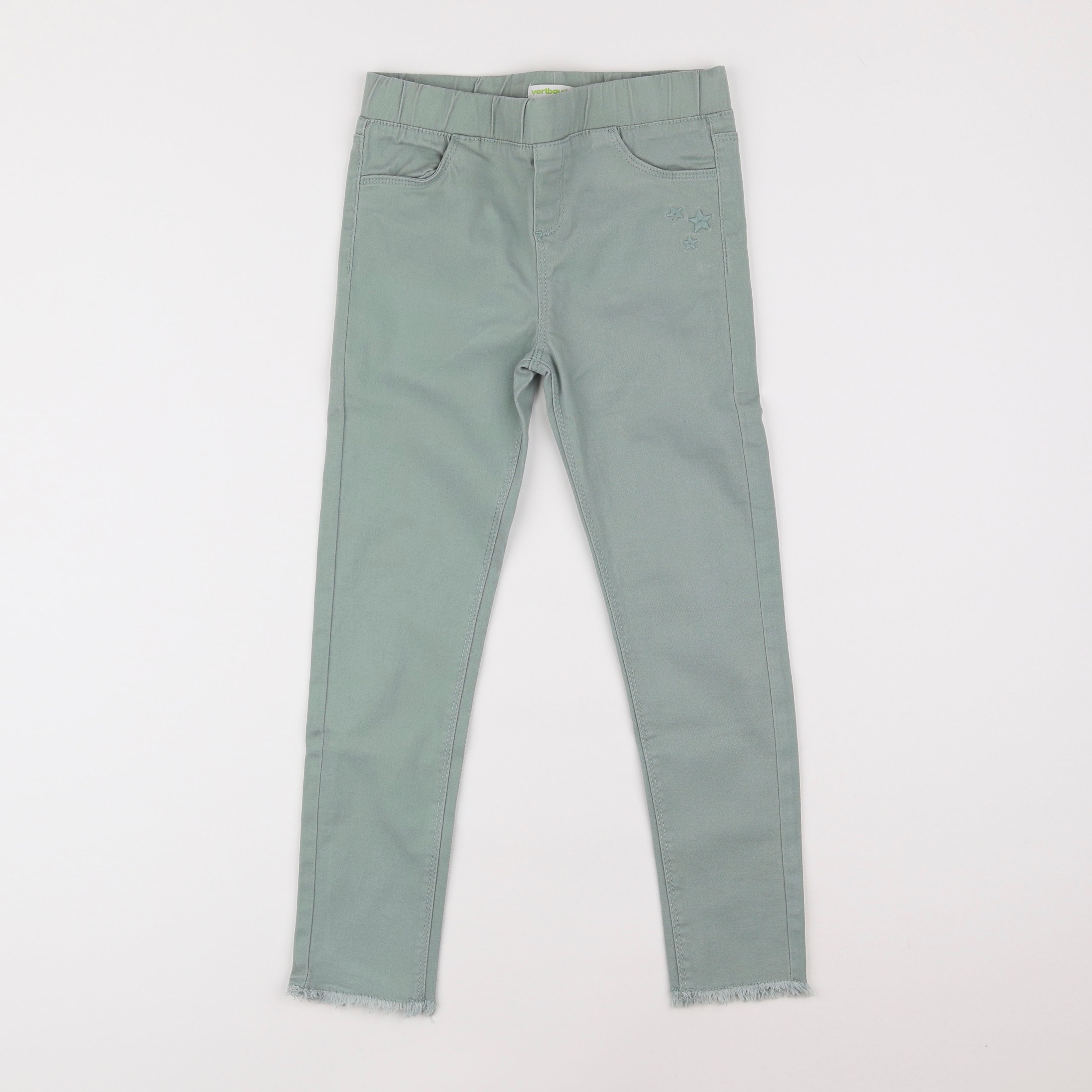 Vertbaudet - jegging vert - 8 ans