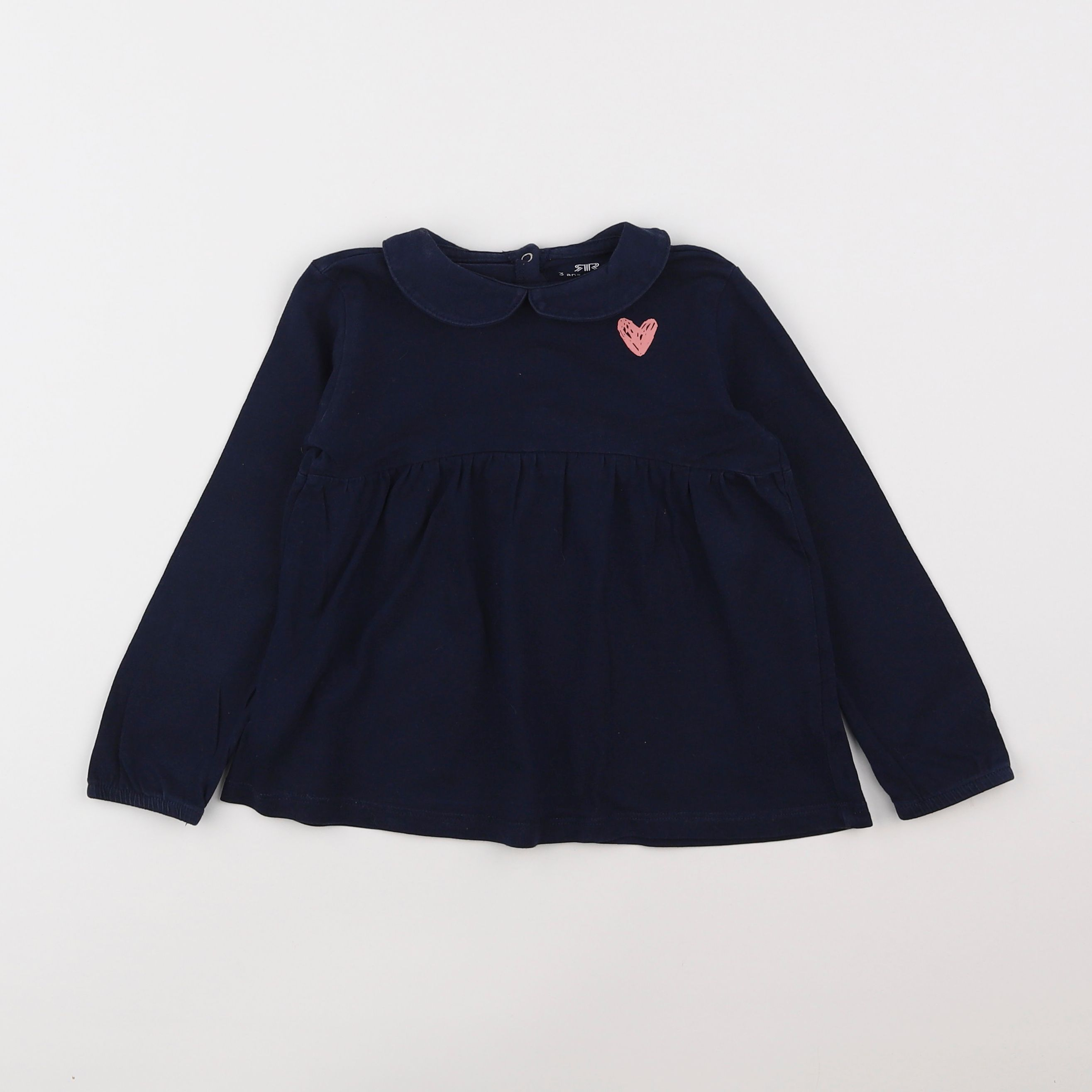 La Redoute - tee-shirt bleu - 3 ans