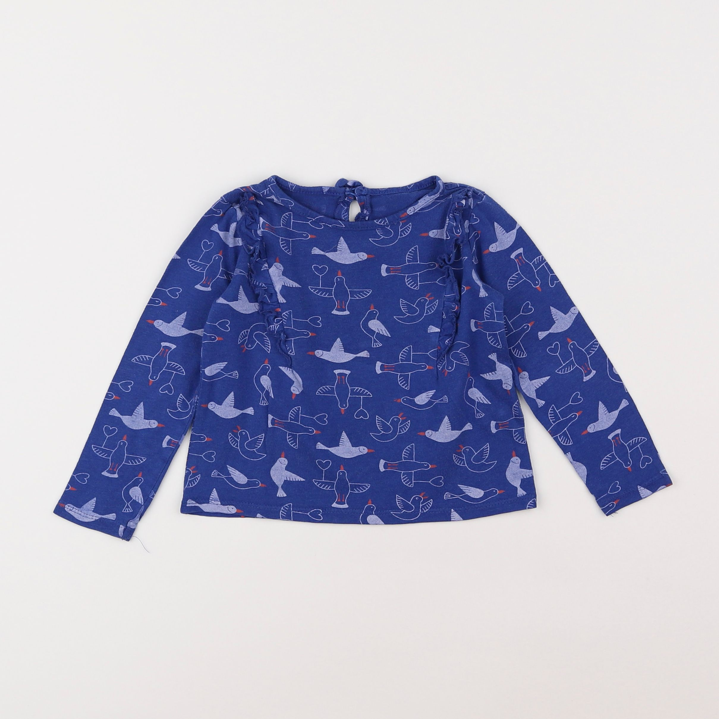 Vertbaudet - tee-shirt bleu - 3 ans