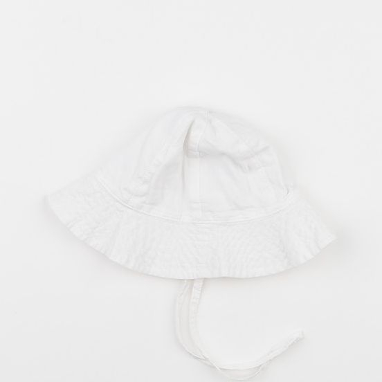 H&M - chapeau blanc - 9/12 mois