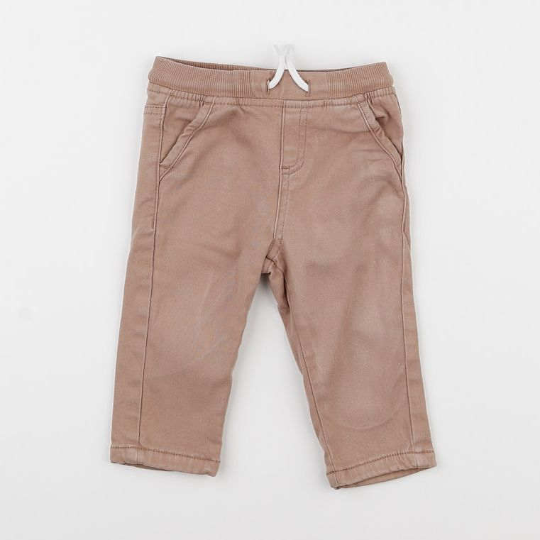 Vertbaudet - pantalon marron - 12 mois