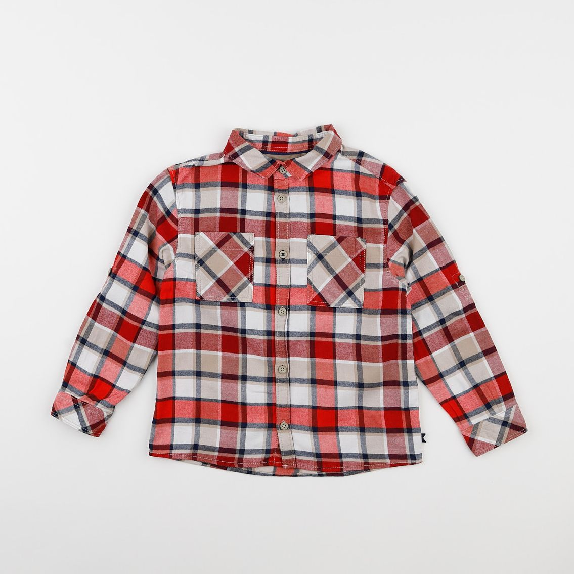 Okaidi - chemise rouge - 5 ans