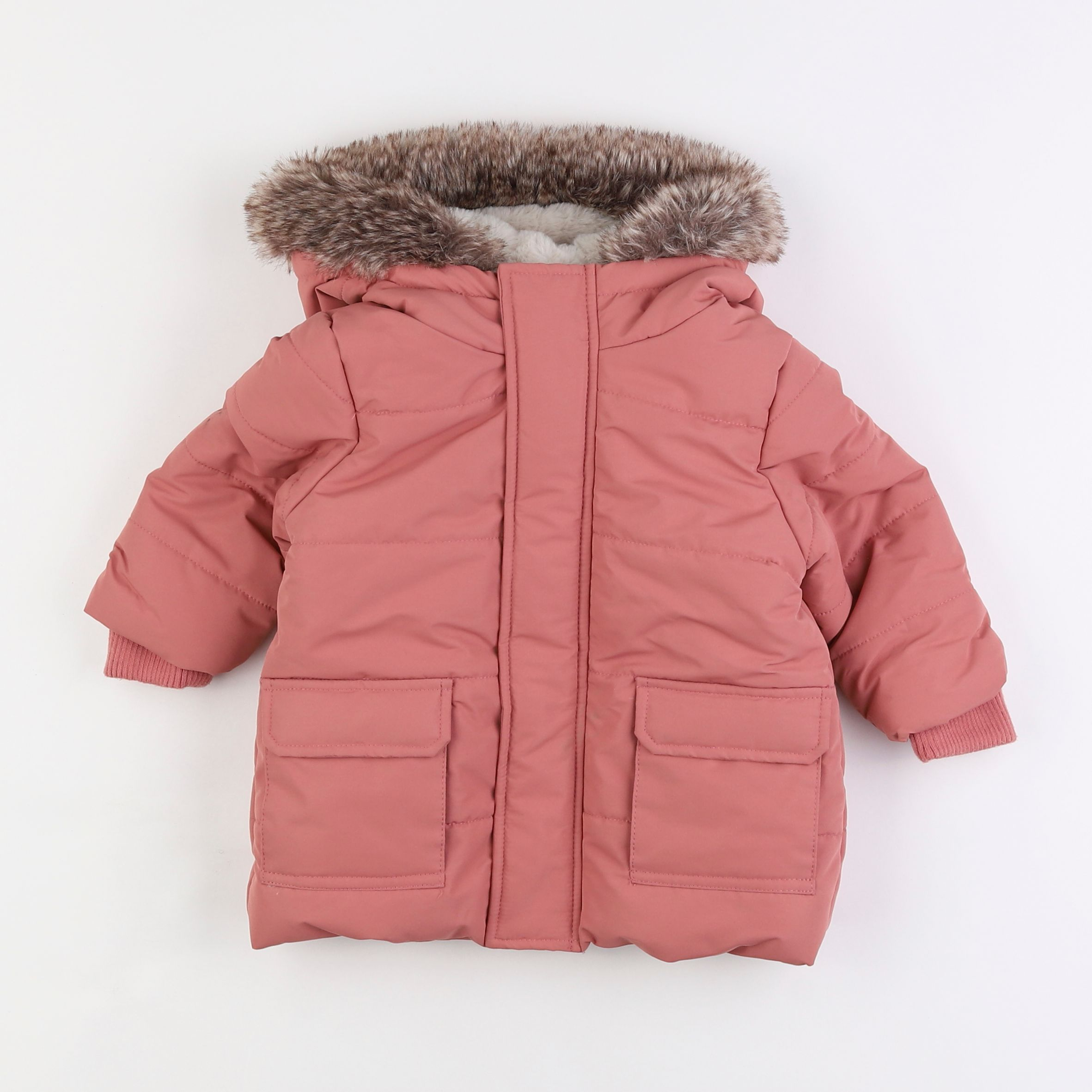 Boutchou - parka rose - 12 mois