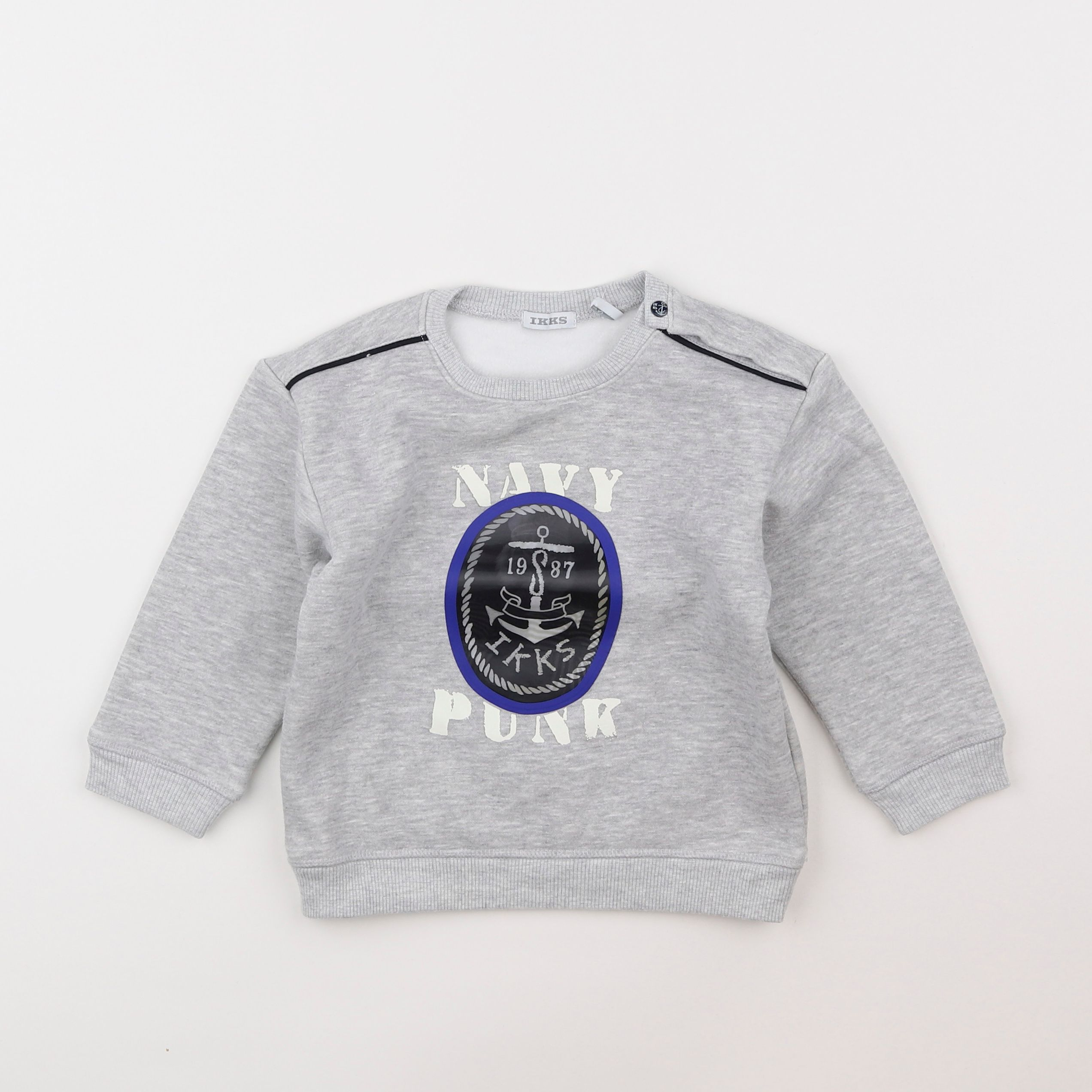 IKKS - sweat gris - 2 ans