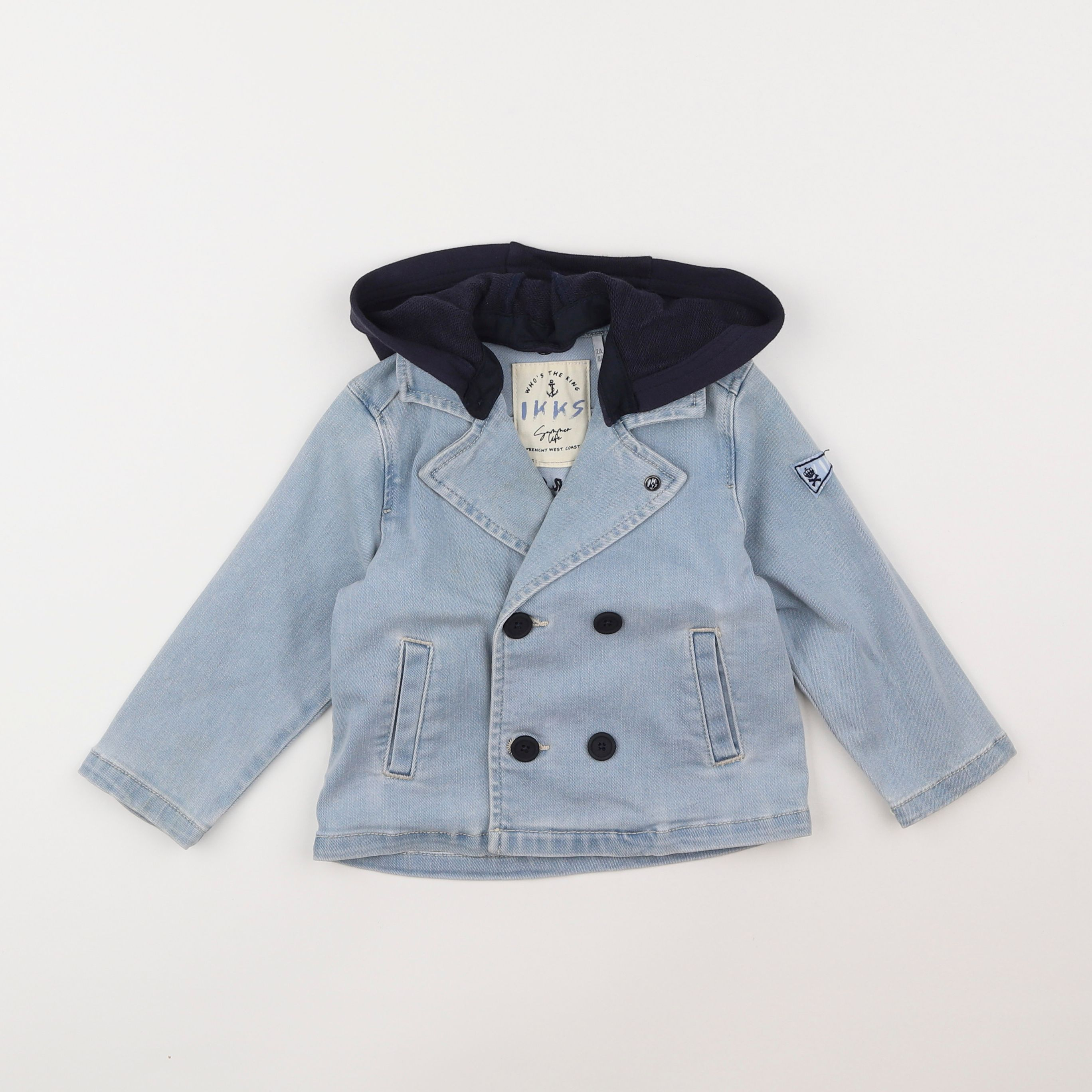 IKKS - veste bleu - 2 ans