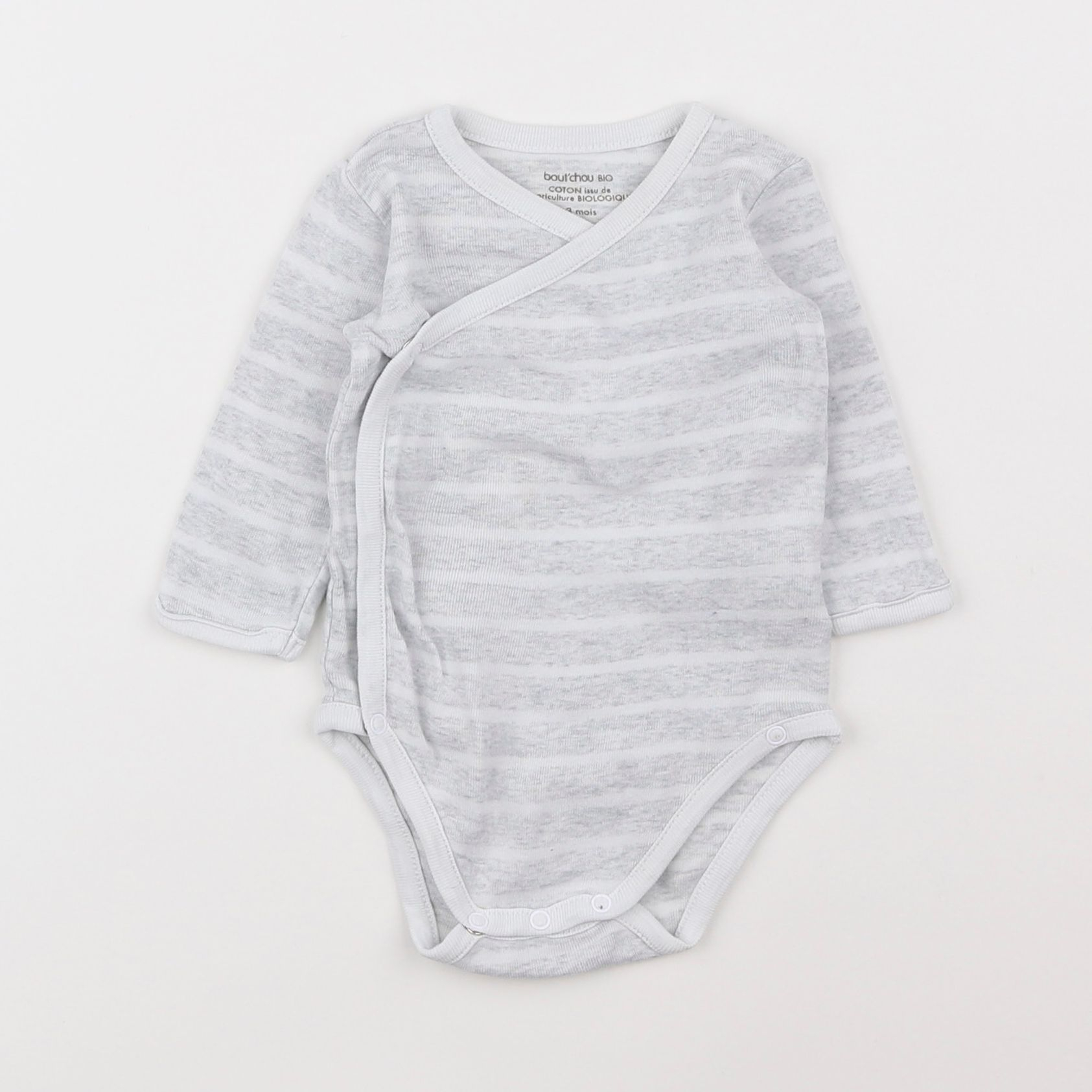 Boutchou - body gris - 3 mois