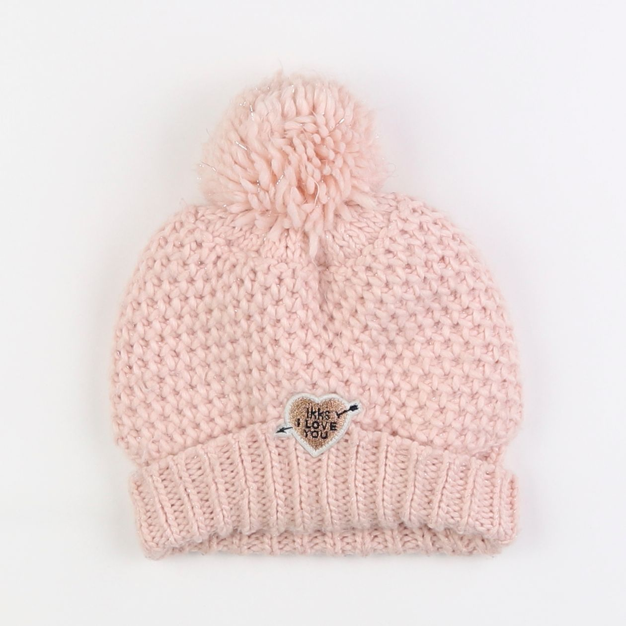 IKKS - bonnet rose - 2/4 ans