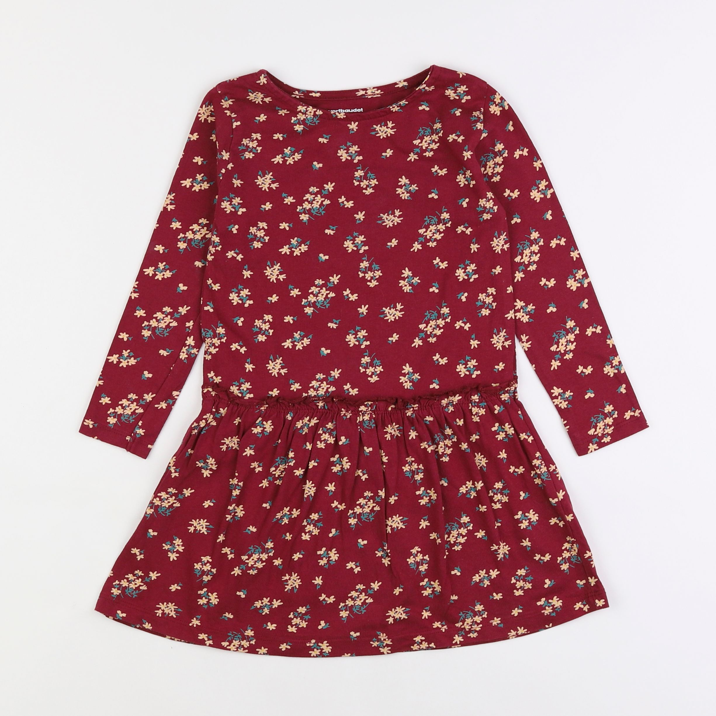 Vertbaudet - robe rouge - 4 ans