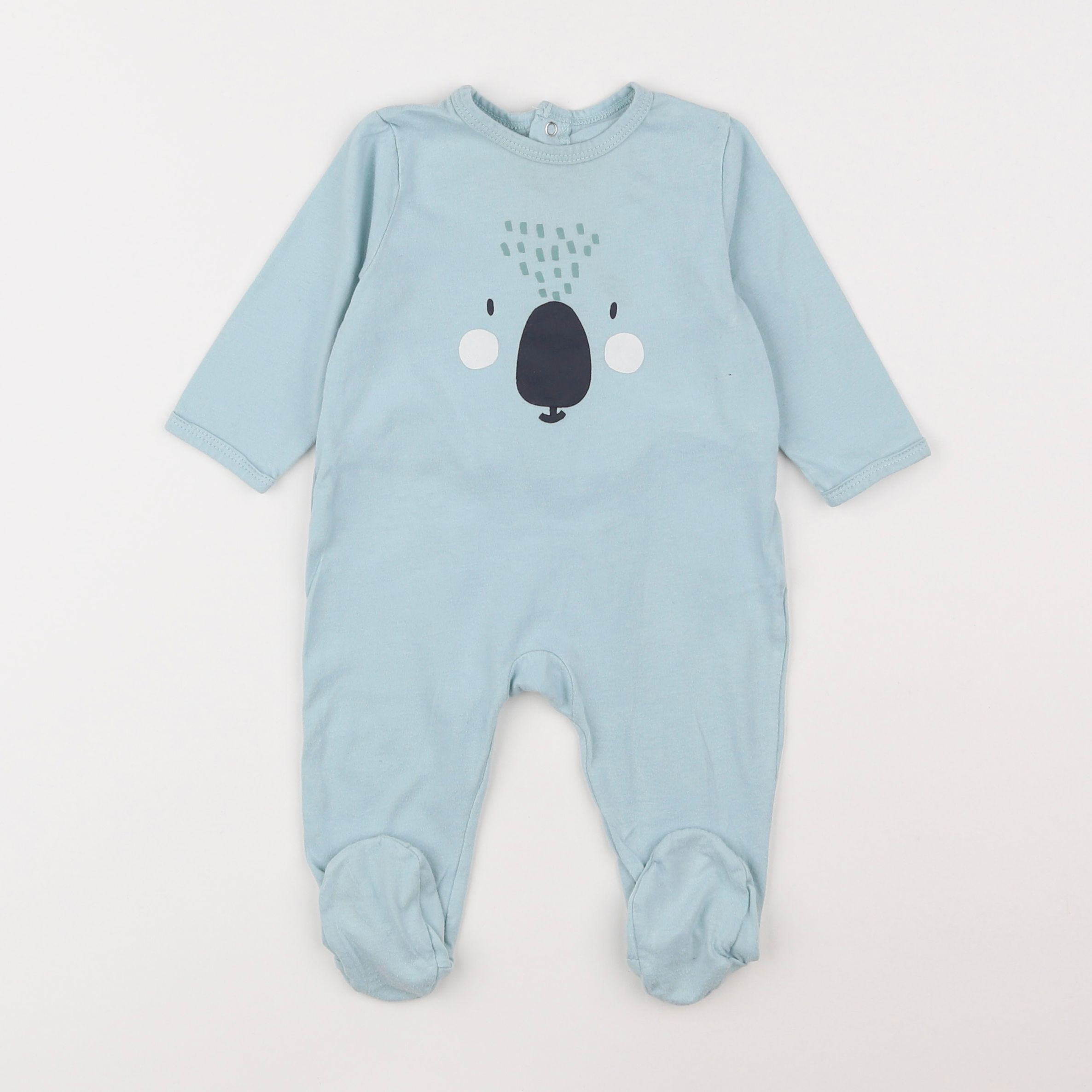 La Redoute - pyjama coton bleu - 6 mois