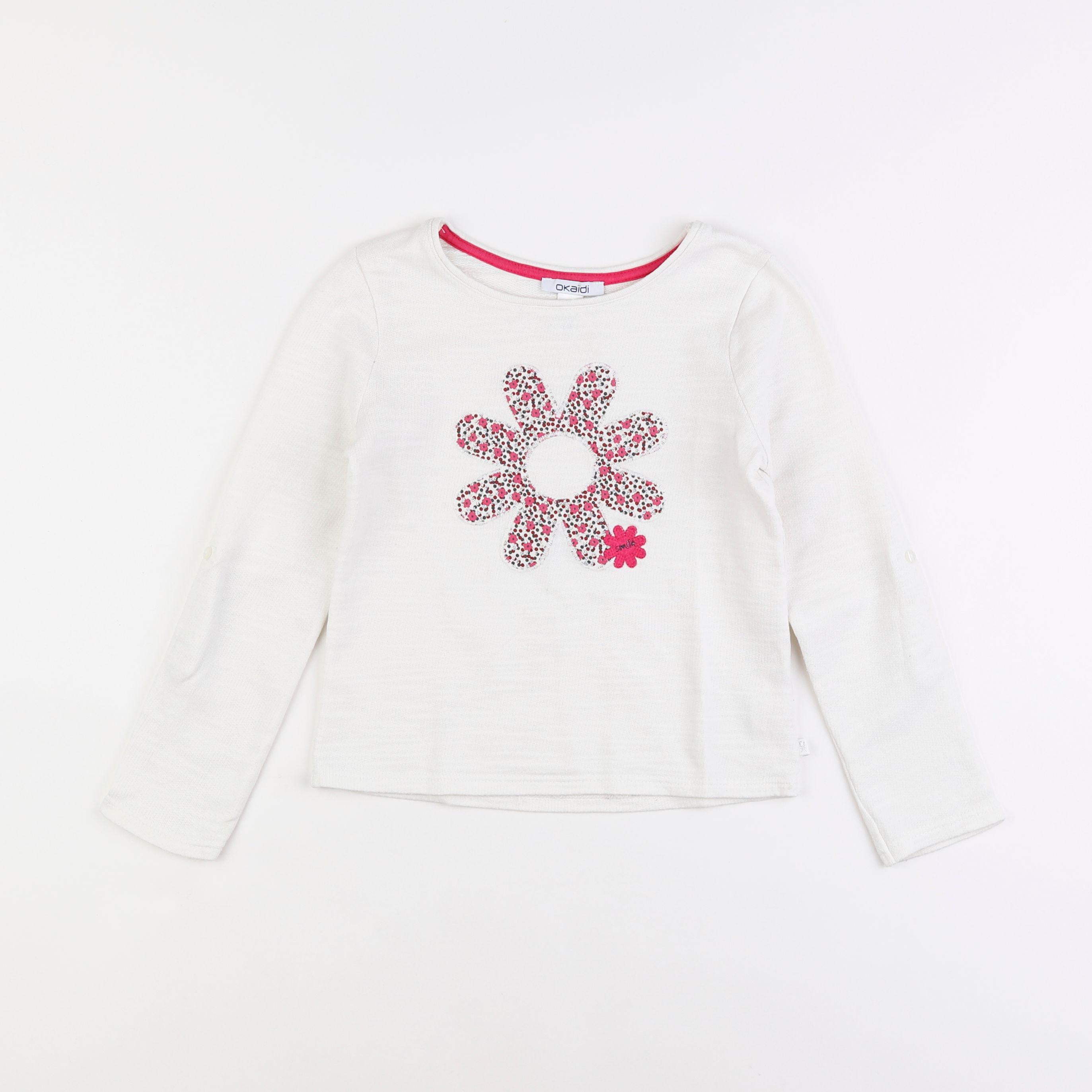 Okaidi - tee-shirt blanc - 6 ans