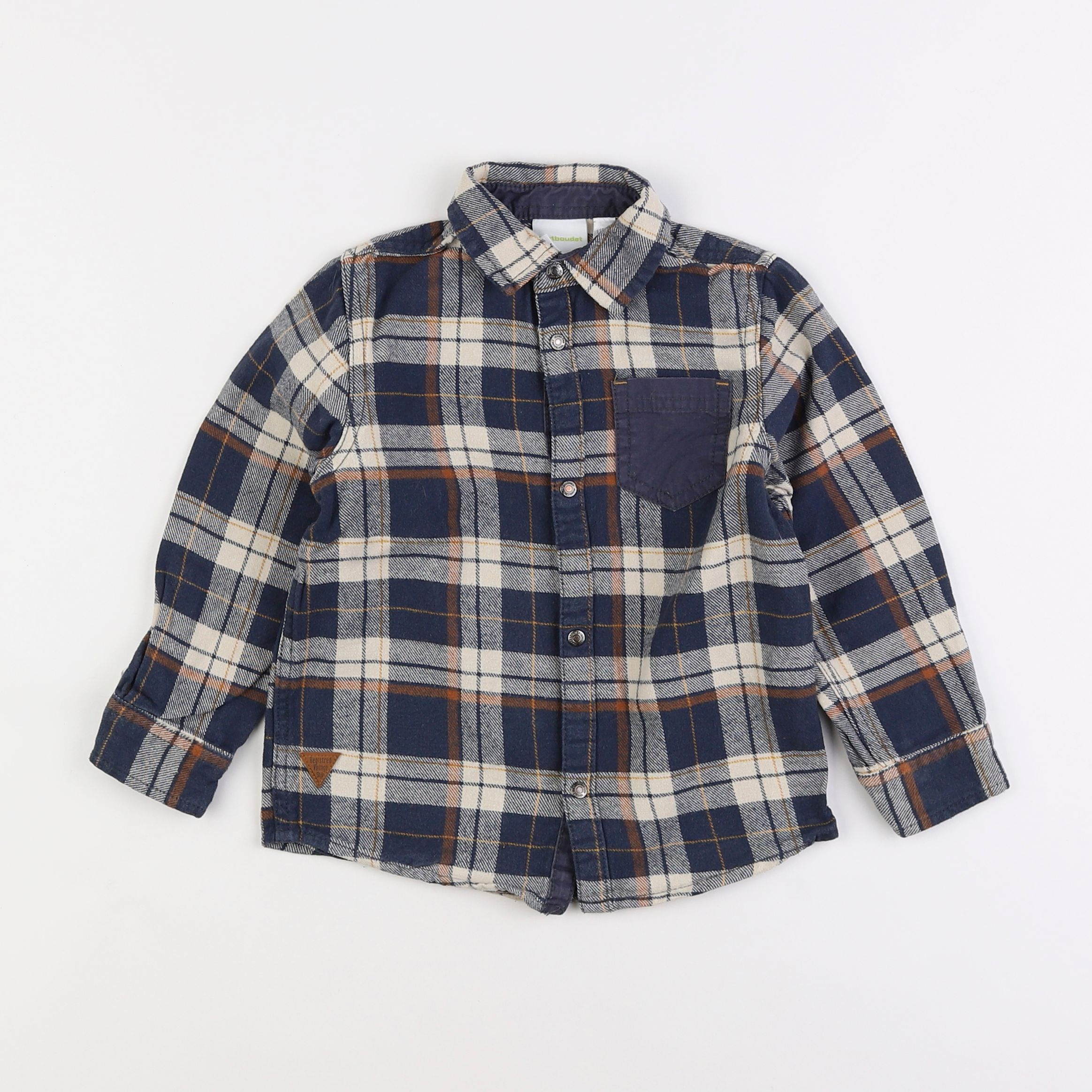 Vertbaudet - chemise bleu - 5 ans