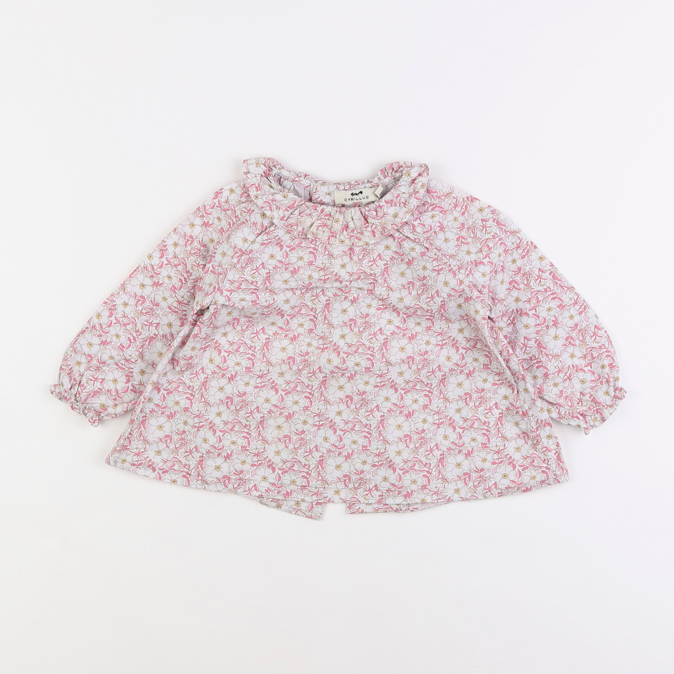 Cyrillus - blouse rose - 18 mois