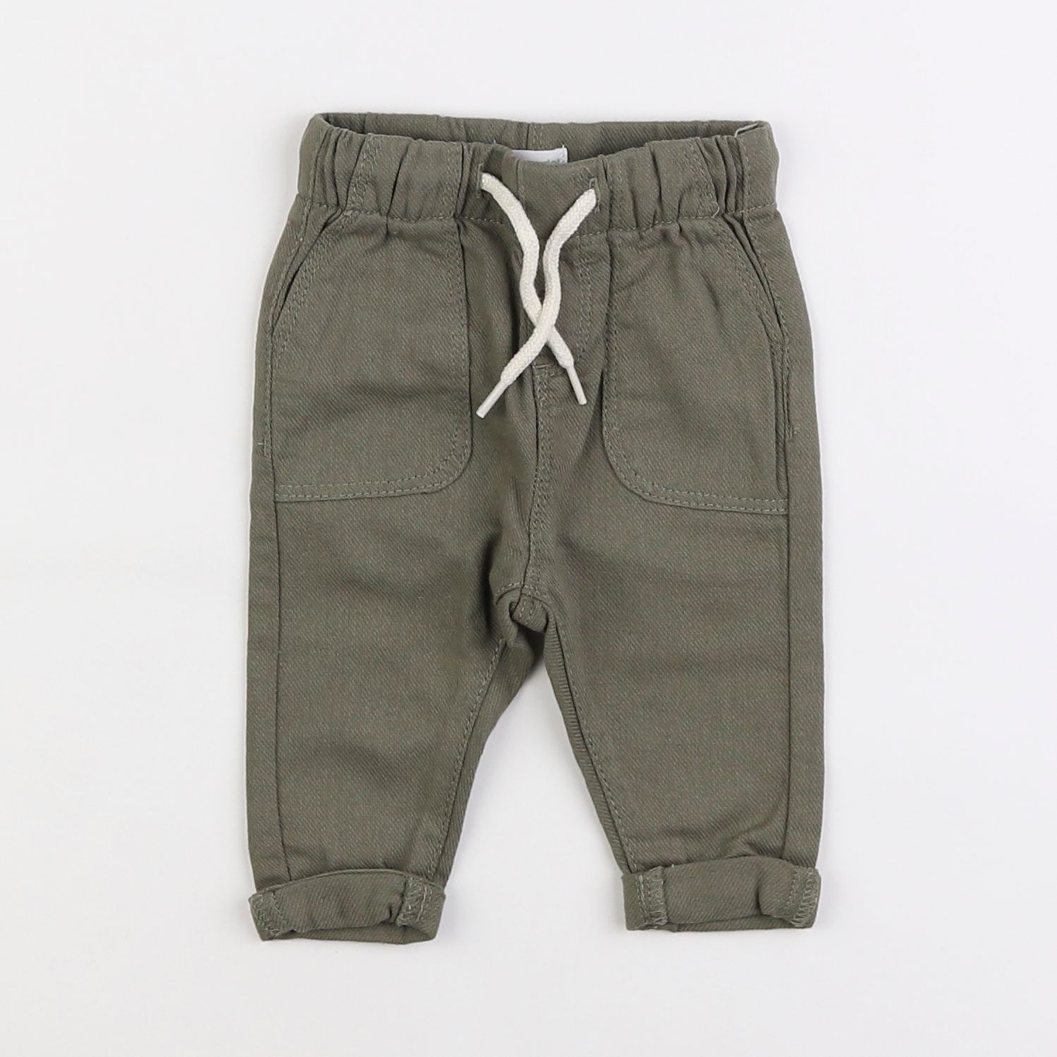 Vertbaudet - pantalon vert - 3 mois