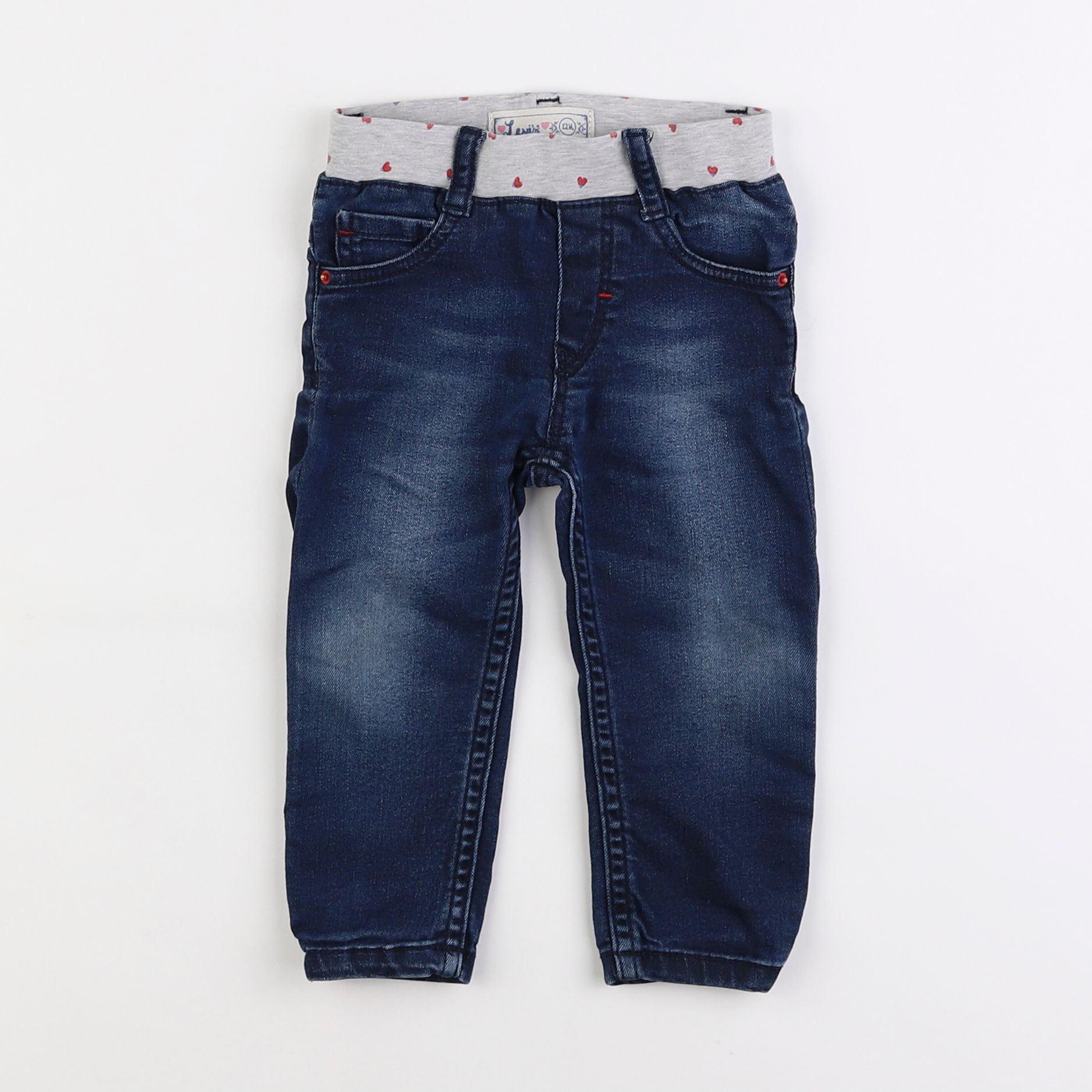 Levi's - jegging bleu - 12 mois