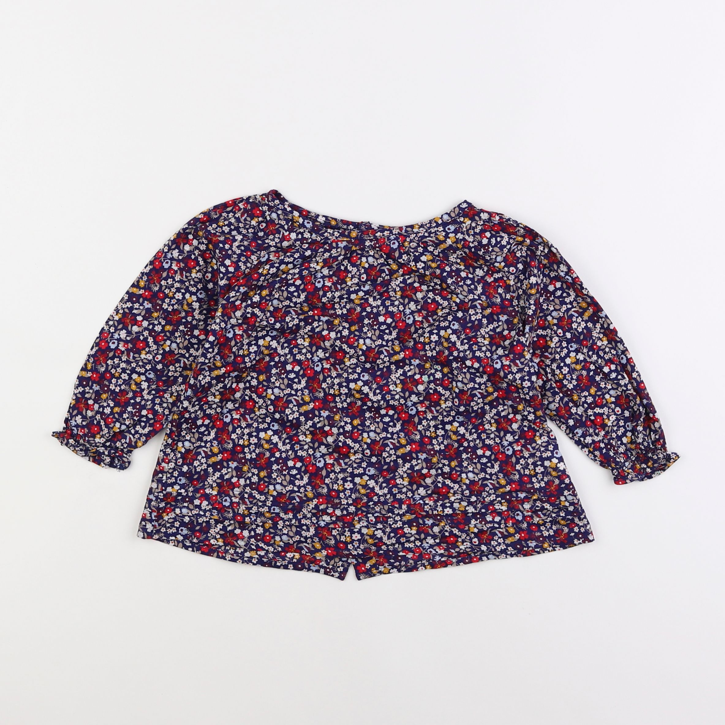 Boutchou - blouse bleu - 18 mois