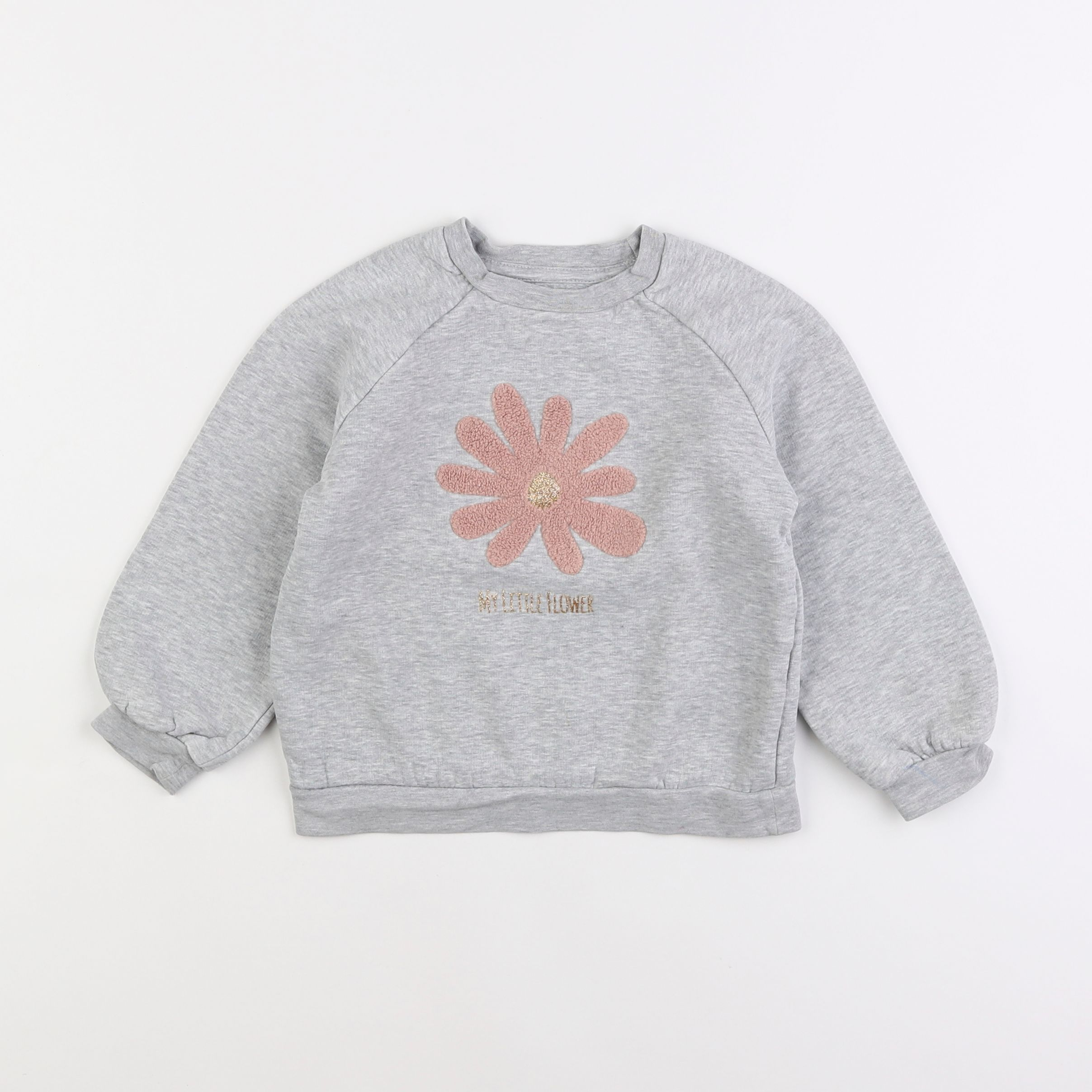 Vertbaudet - sweat gris - 5 ans