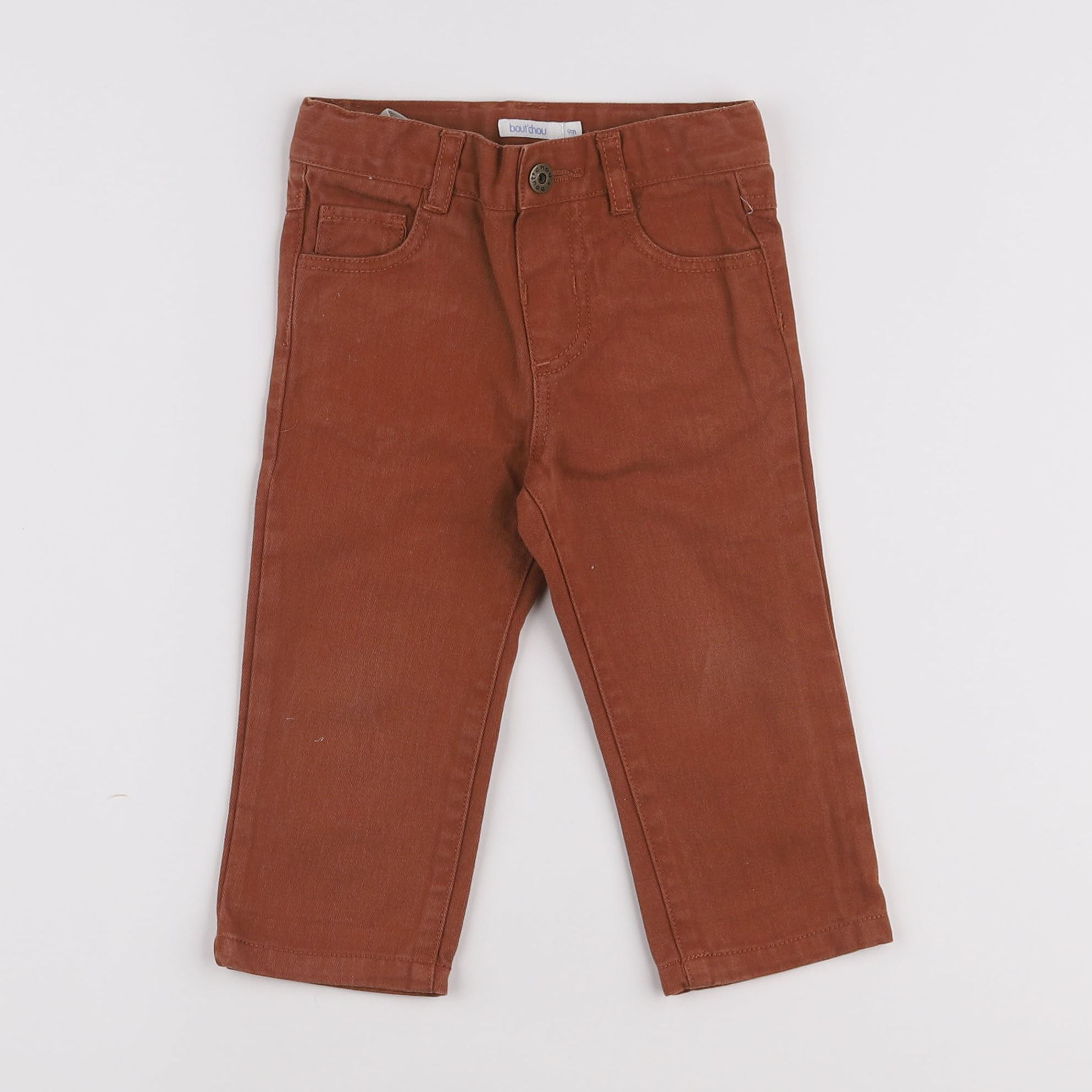 Boutchou - pantalon marron - 9 mois